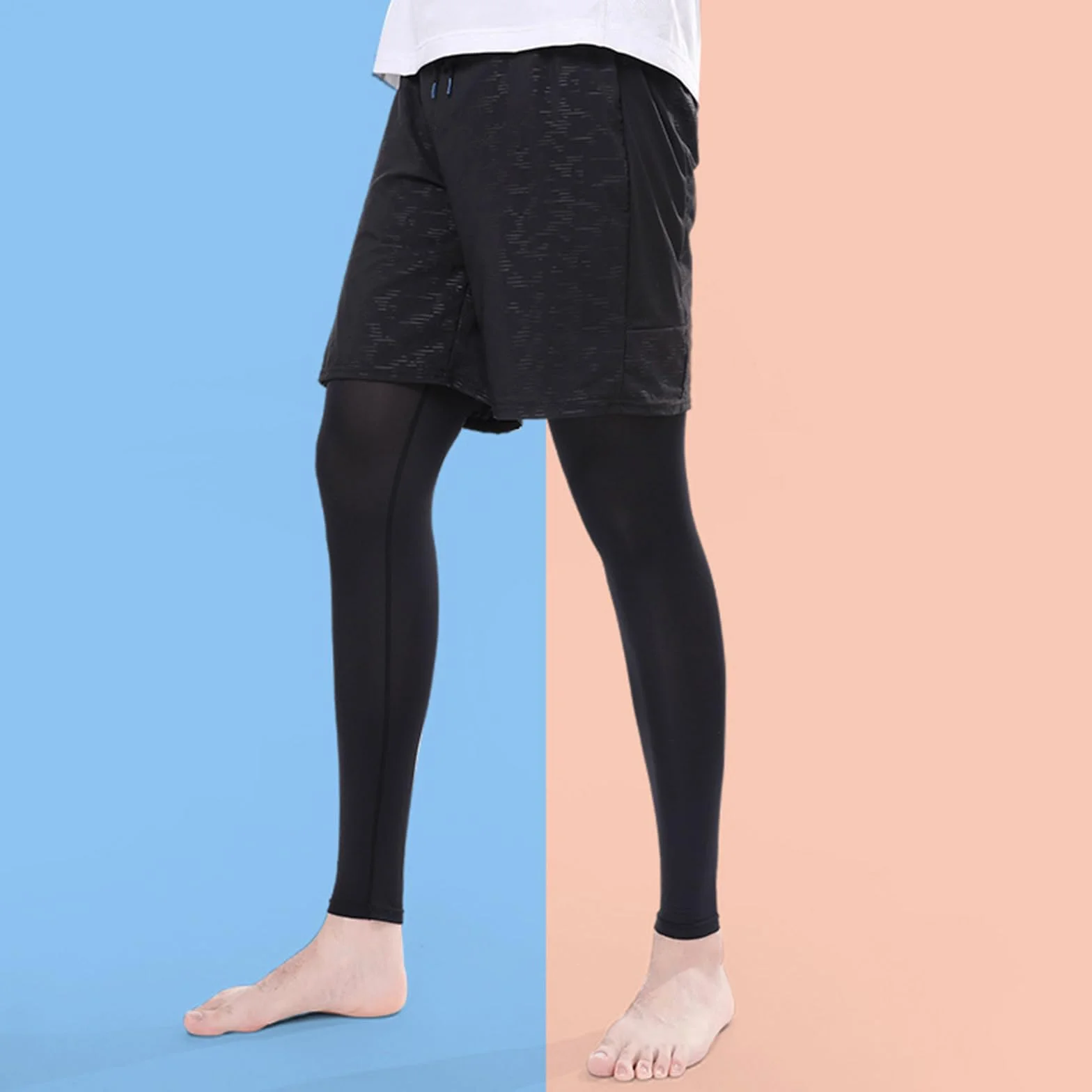 Manchon en soie glacée pour femme - Protection solaire - Accessoires cyclisme extérieur