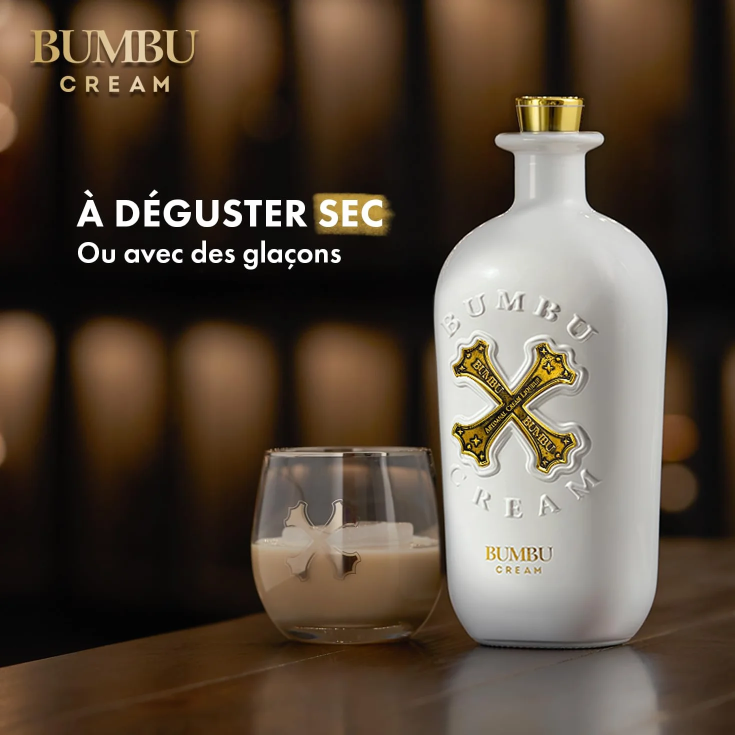 BUMBU Cream Liqueur de Rhum avec étui - 15%, 70cl