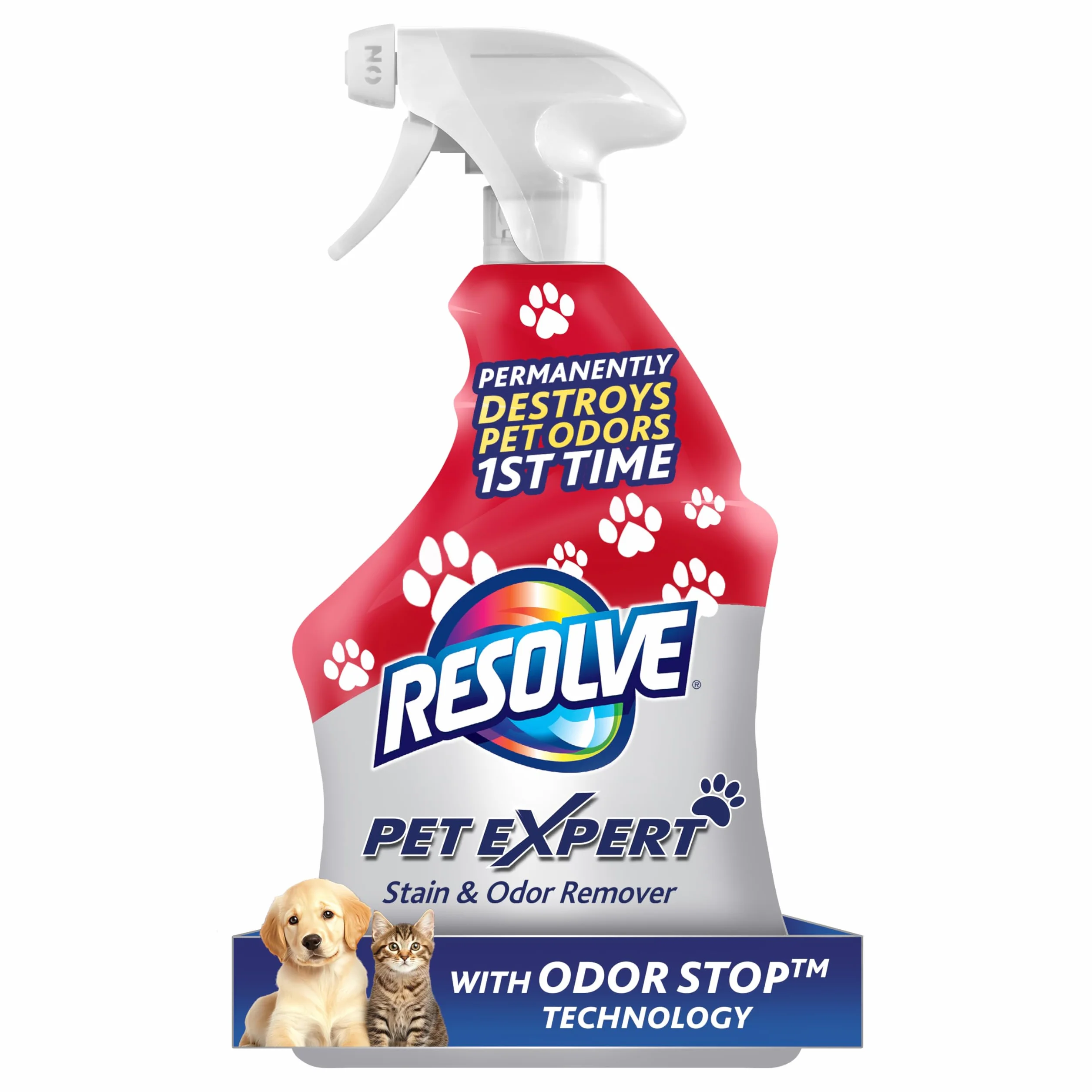 Resolve Pet Expert Nettoyant pour tapis et tapisseries – Élimine les taches et les odeurs, 623 g