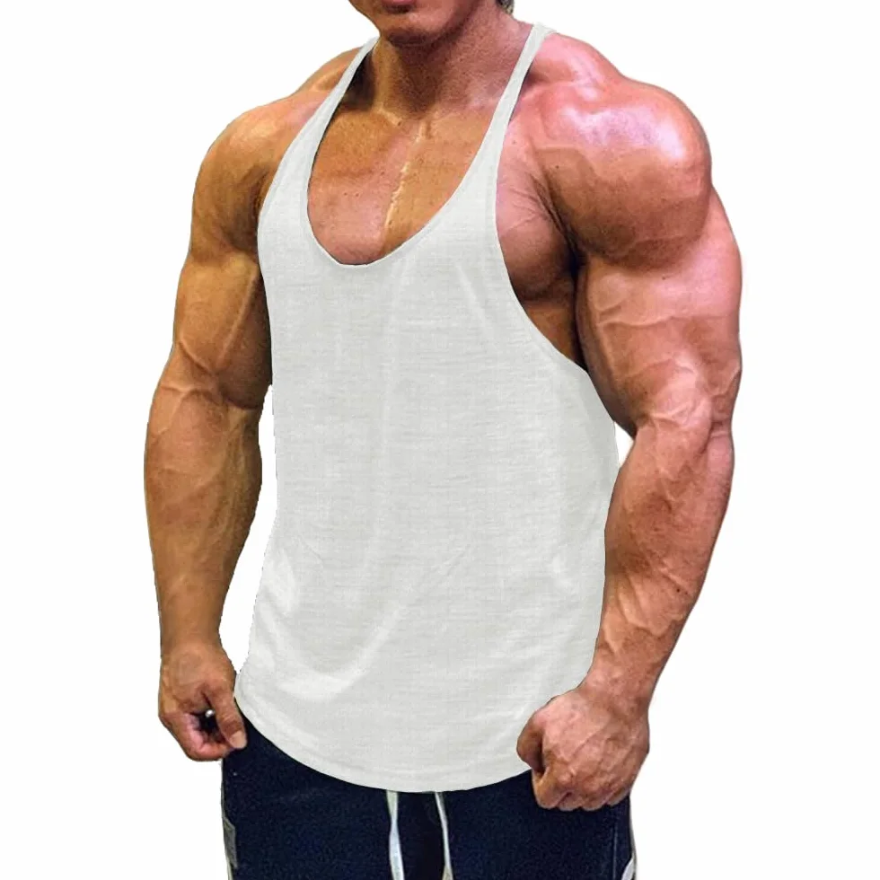 Débardeur Stringer Muscle Cmdr Homme Y-Back Maillots de Corps Gym