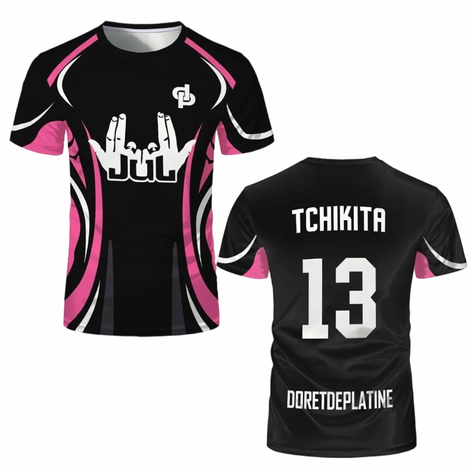 T-Shirt JUL Hommes Femmes Maillot de Foot Enfant Plusieurs Modèle Fan Musique Streetwear Sport Impression