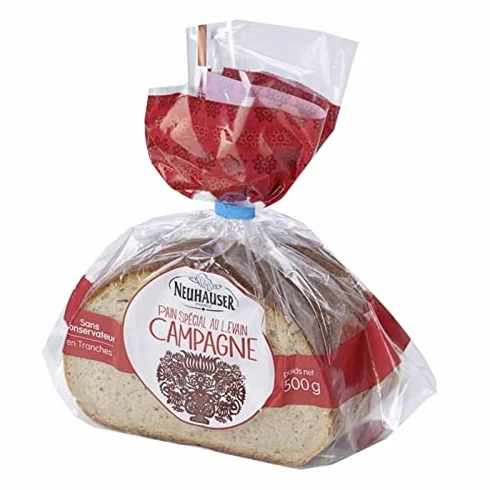 NEUHAUSER - Pain De Campagne Spécial Au Levain En Tranche 500G - le Lot De 4