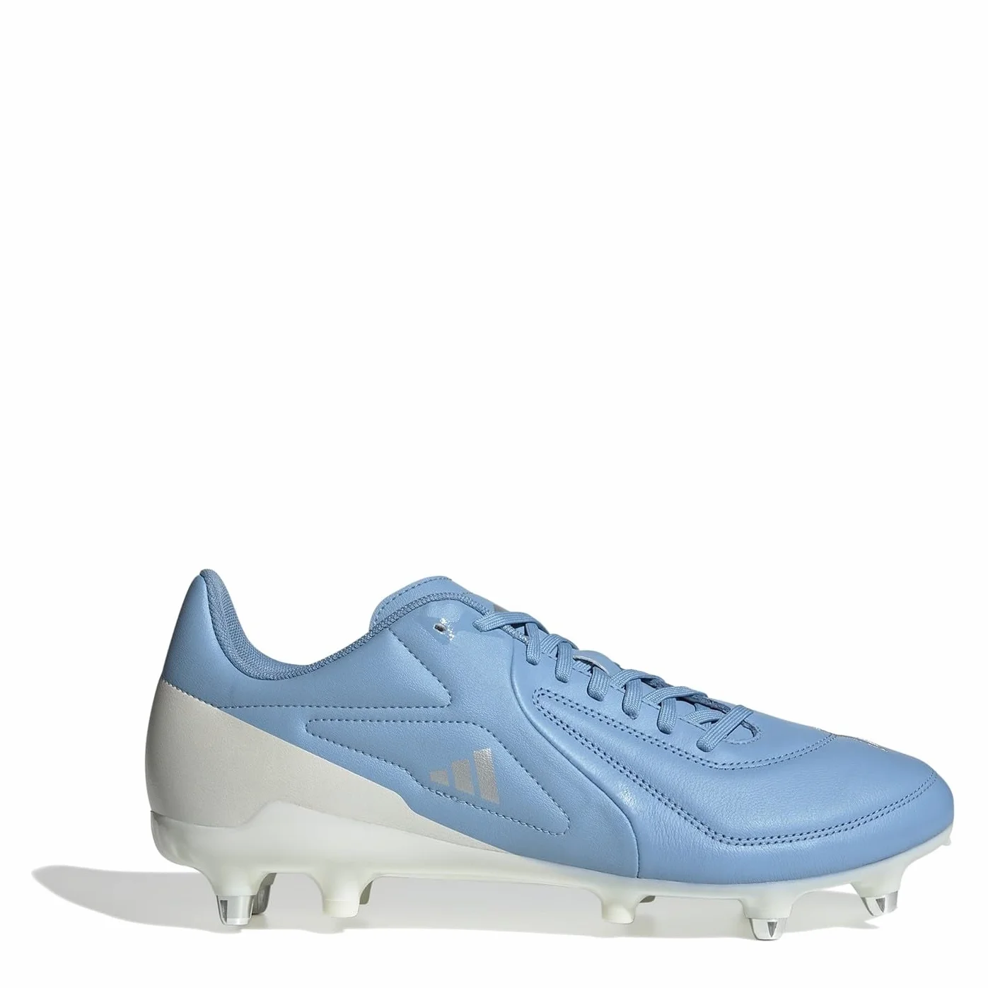 Adidas RS15 Elite Soft Ground Bottes de rugby Cuir Blanc