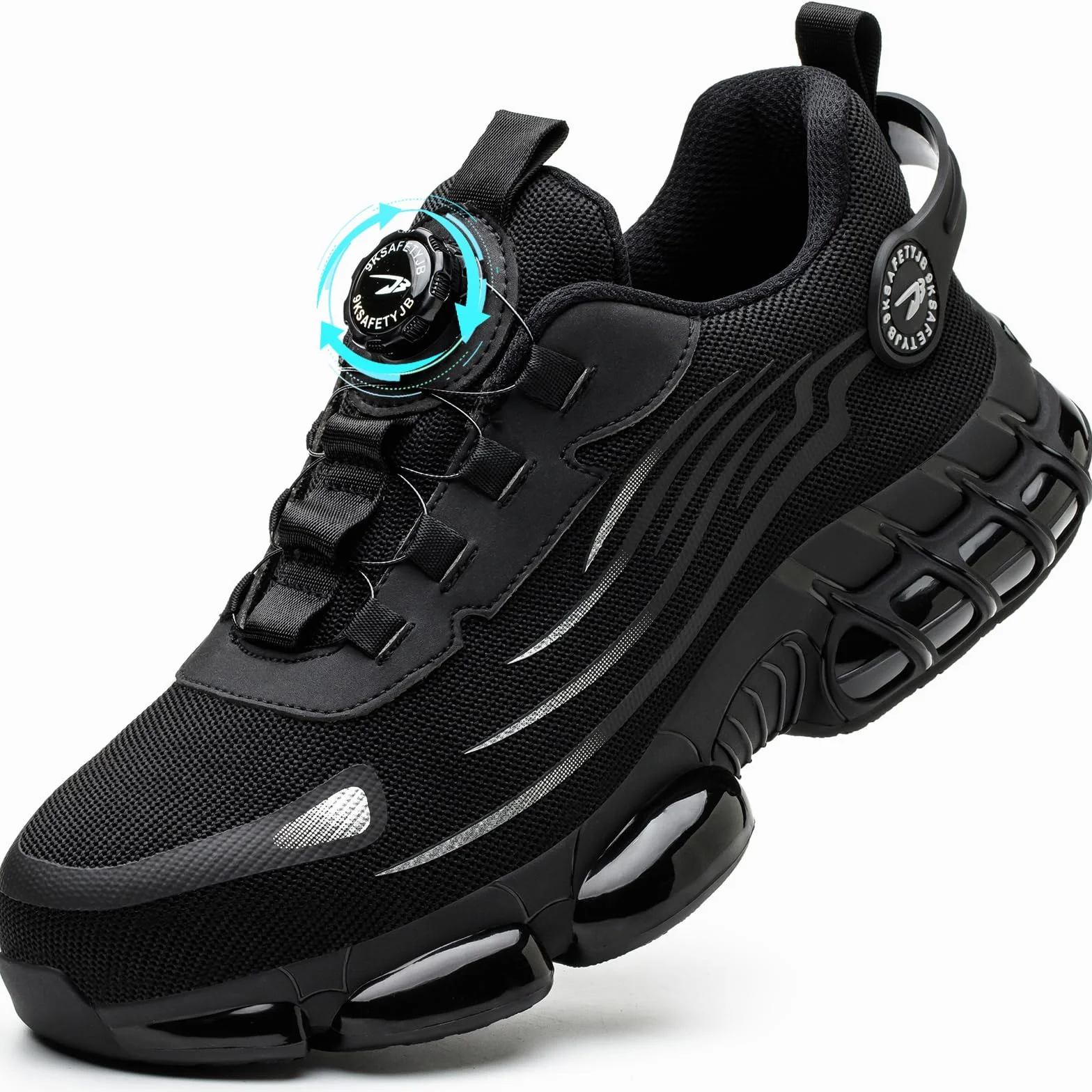 Chaussures de Sécurité Hommes Légères Respirantes Embout Acier Antidérapantes 38-46 EU
