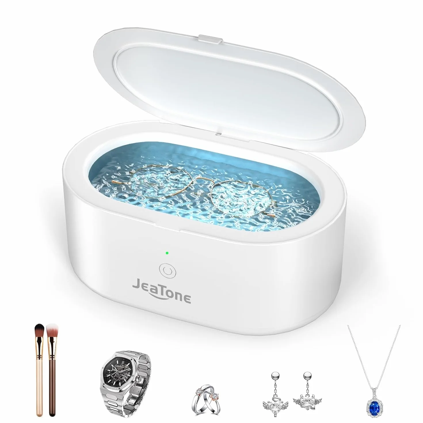 JeaTone Nettoyeur Ultrasons Professionnel 600ml 46KHz Bac Ultrasons Portable