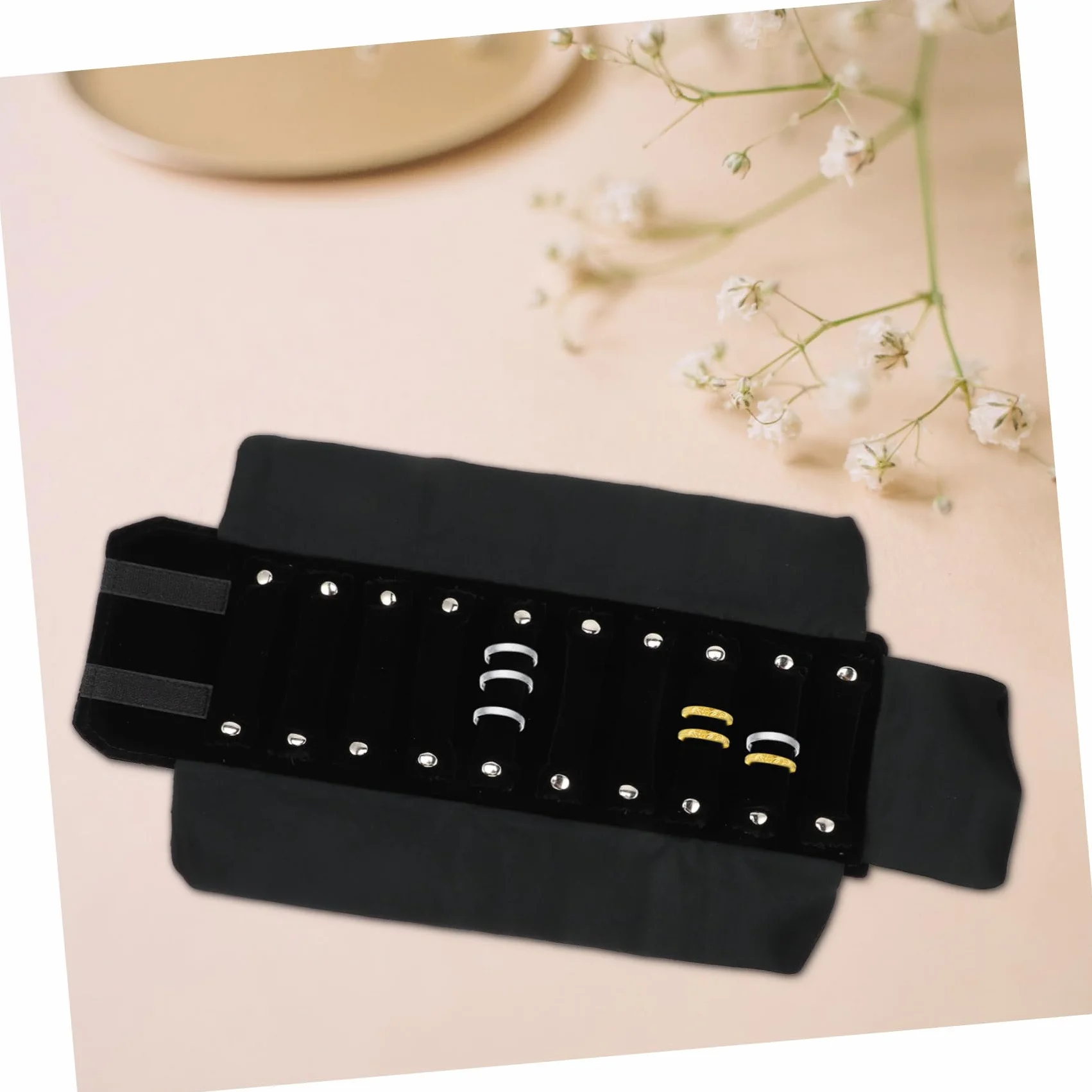 Alipis 3 pièces Organisateur de voyage pour bijoux Pochette pour anneaux et accessoires de rangement