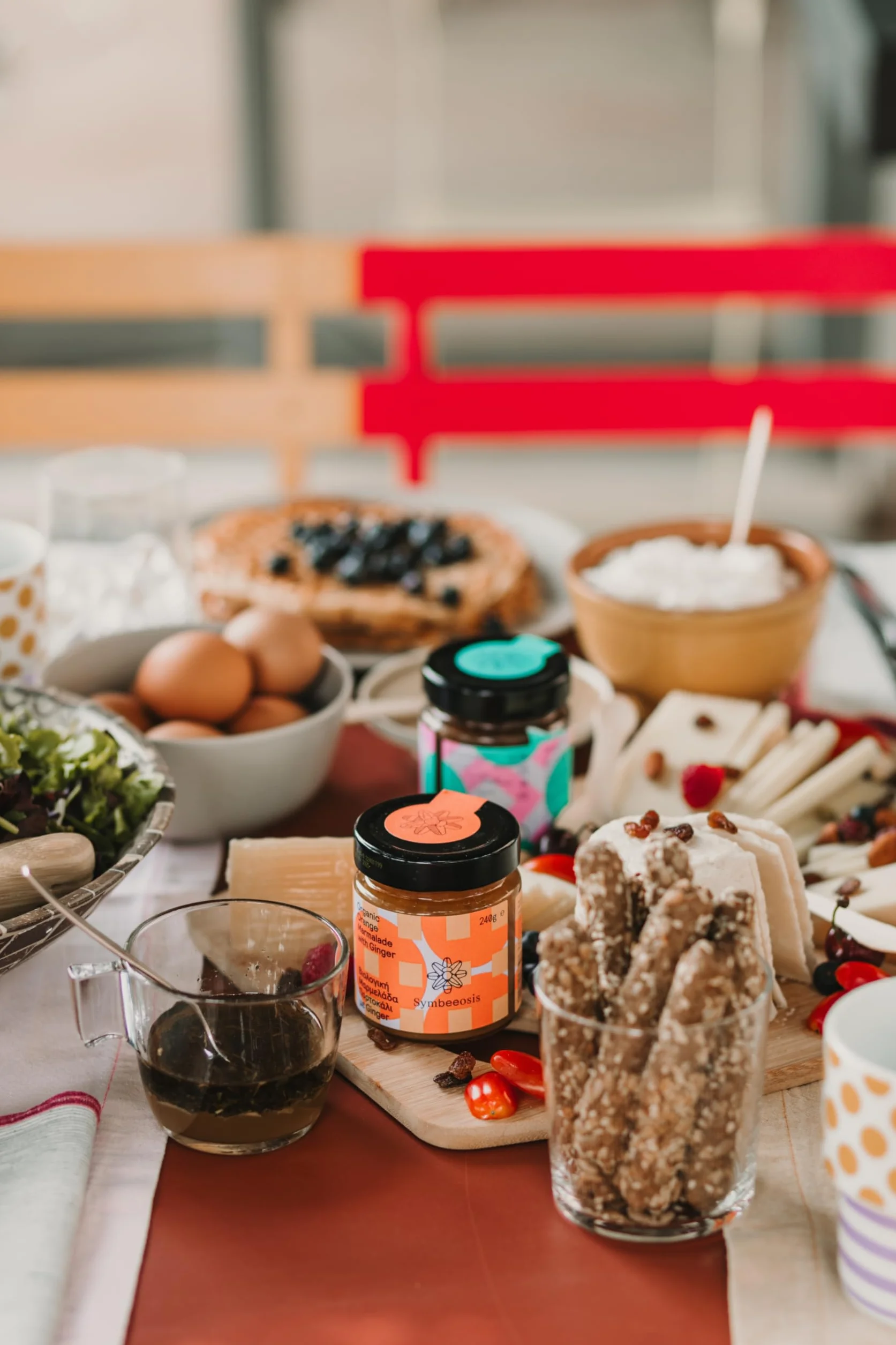 Symbeeosis Organic Orange Marmalade with Ginger: Digestive Aid, All-Natural, Sugar-Free, No Artificial Aromas, Pleasant Peppery Taste - Made with Fruit Sugars and Dry Ginger Extract