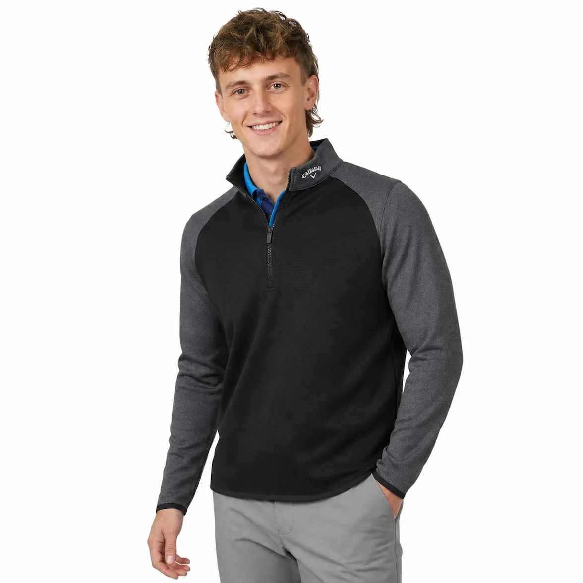 Callaway 2026 Golf Hommes 1/4 Pull Midlache Sport Deux Tons