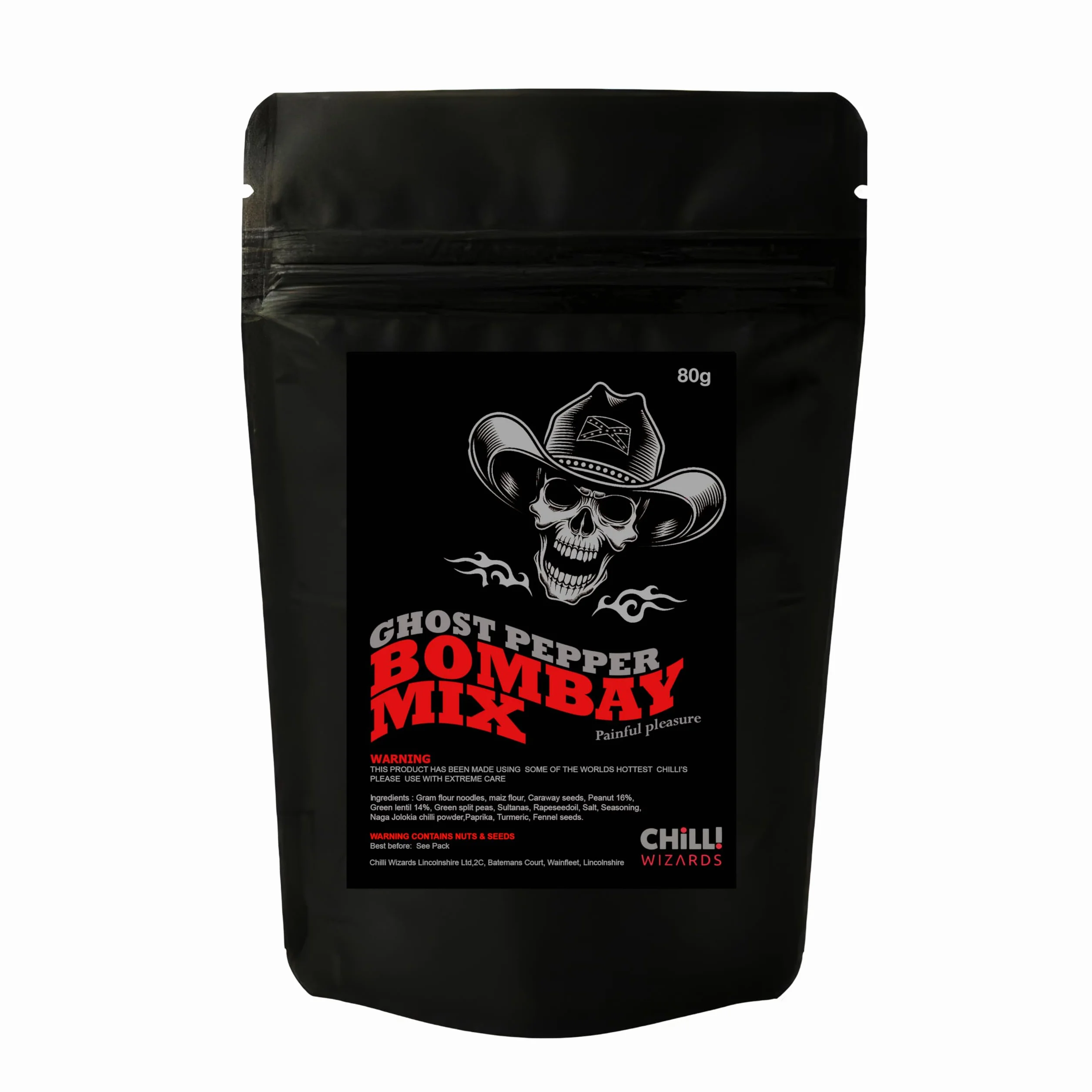 Chilli Wizards - Mélange Bombay Piment Fort avec Piment Fantôme - 100g