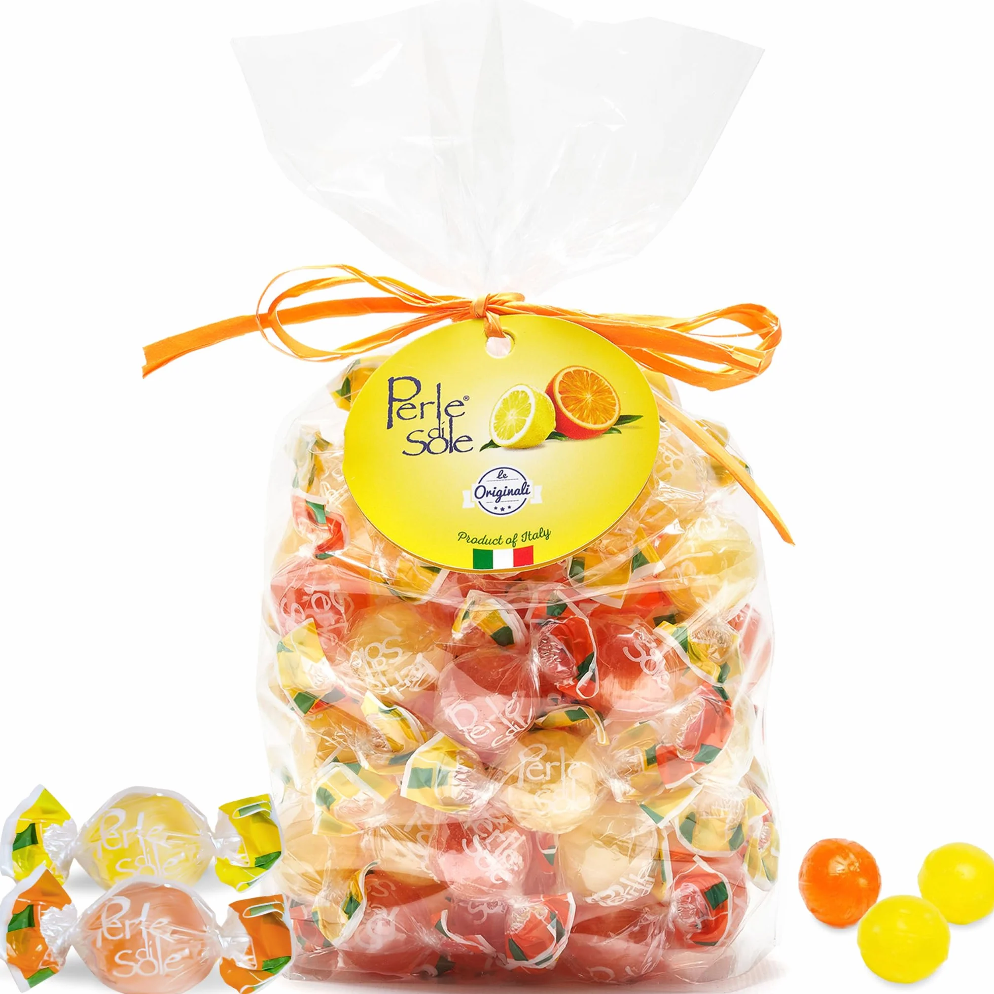 Bonbons durs au citron et à l'orange 500 Gr. - Perle di Sole
