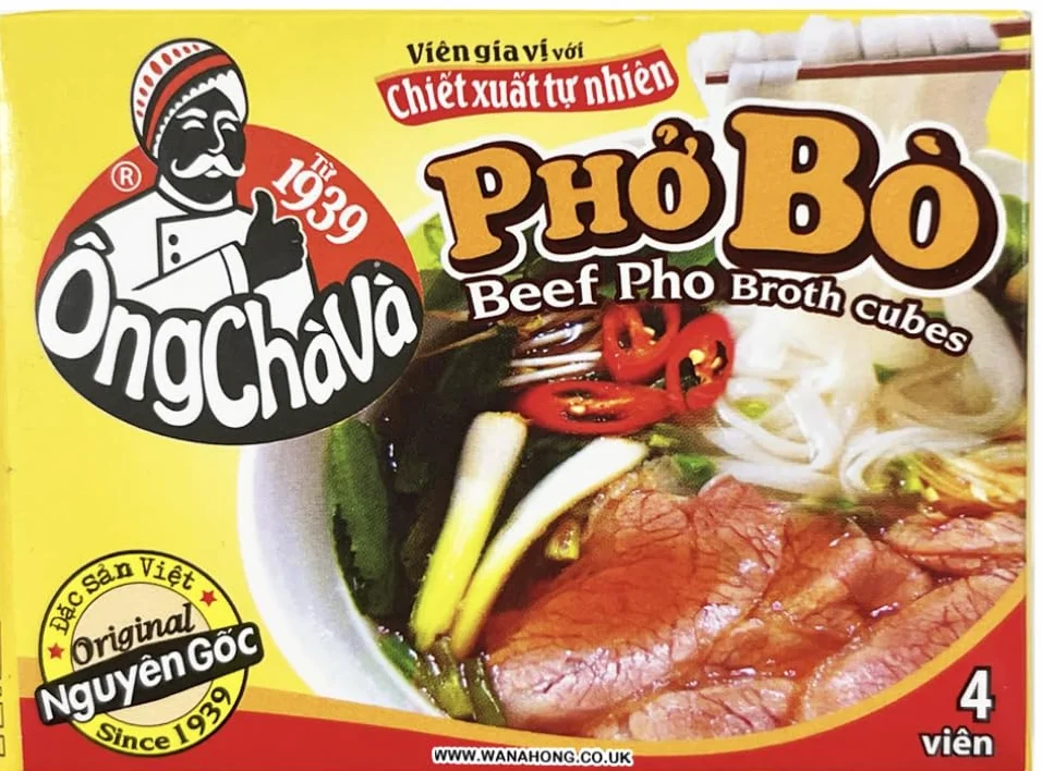OngChaVa PhoBo Vien Gia Vi 4 Sachets de 75g - Mélange d'épices vietnamiennes, Lot de 2