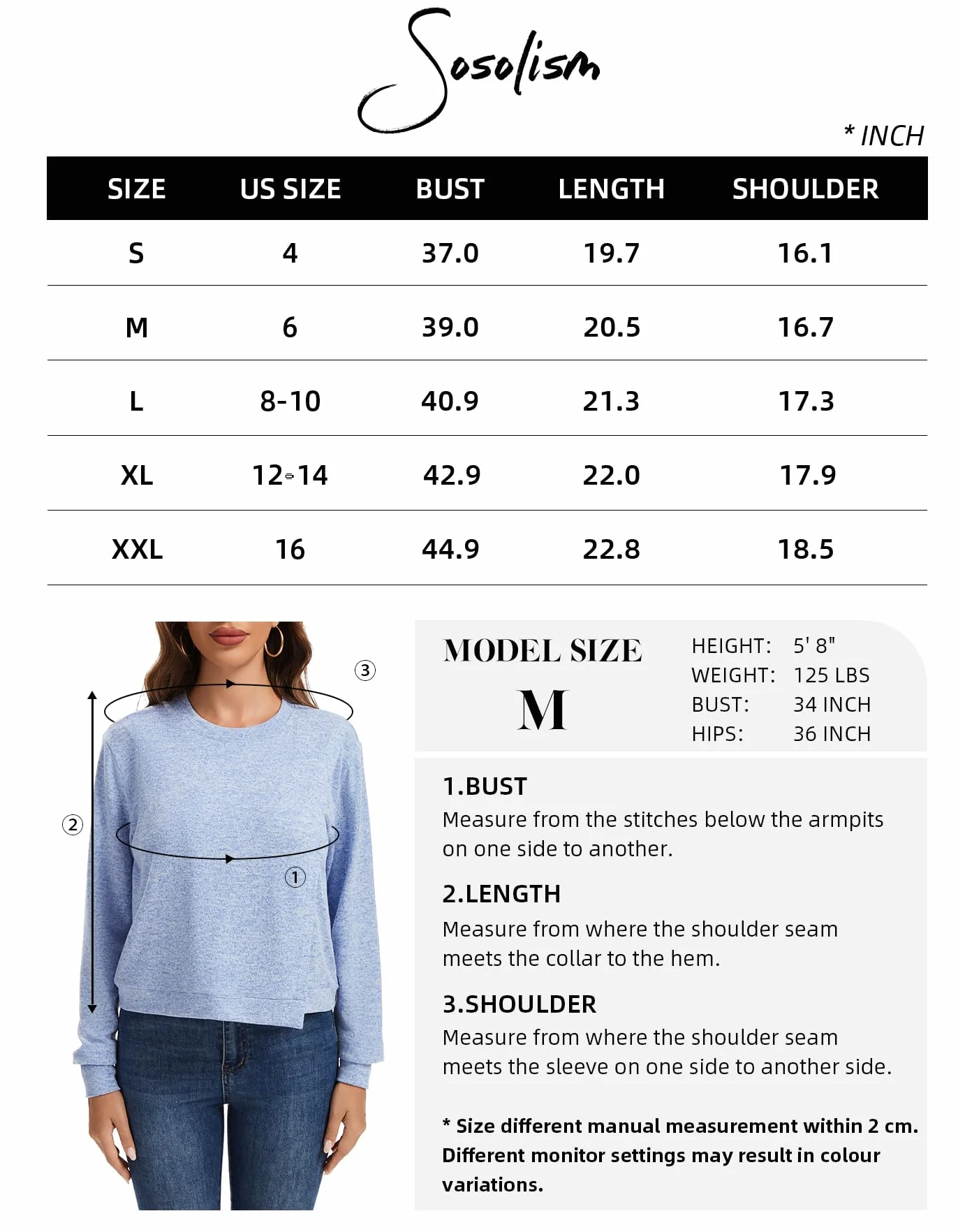 Sosolism Top d'allaitement Manches Longues Tshirt de Lactation pour Femmes Enfiler Sweatshirts