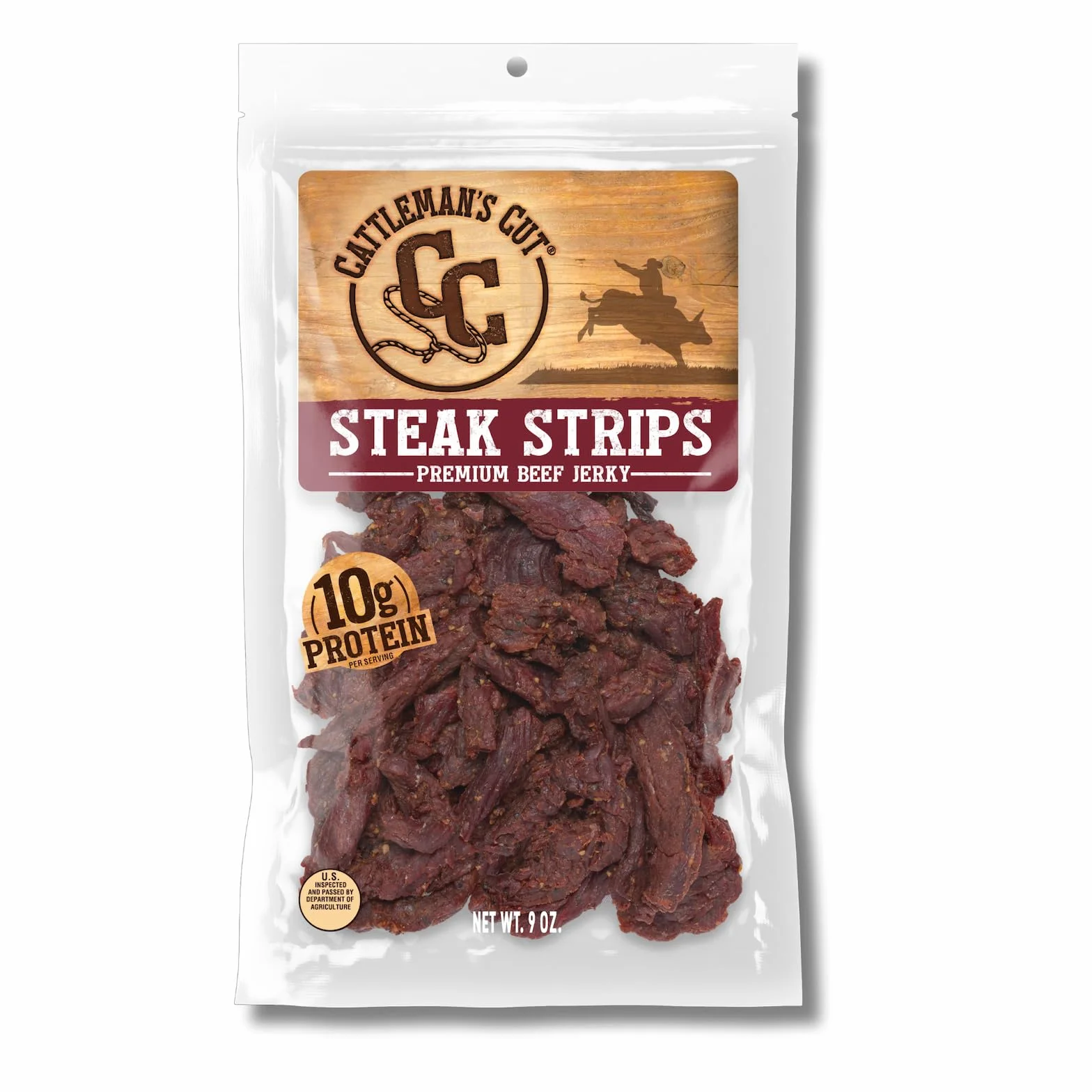 Cattleman's Cut Texas Style Flank Steak Boeuf Jerky, 255 g