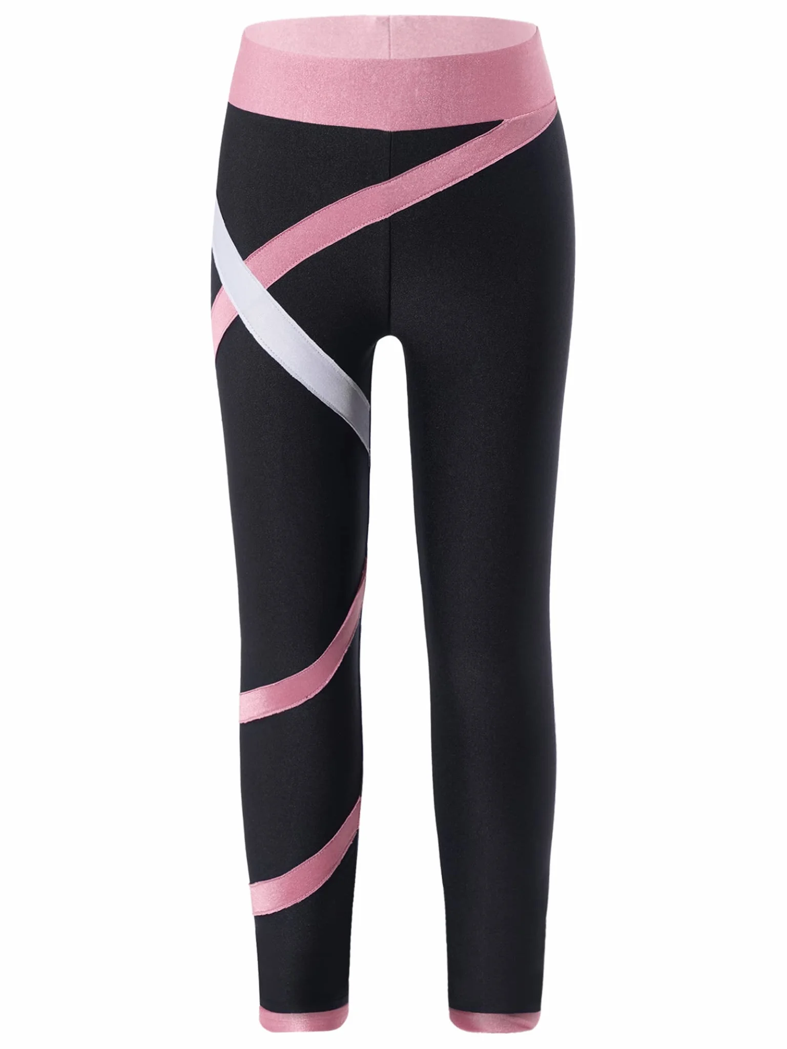 Leggings Sport Enfant Fille Pantalon Danse Gymnastique Patinage Fitness Yoga Running