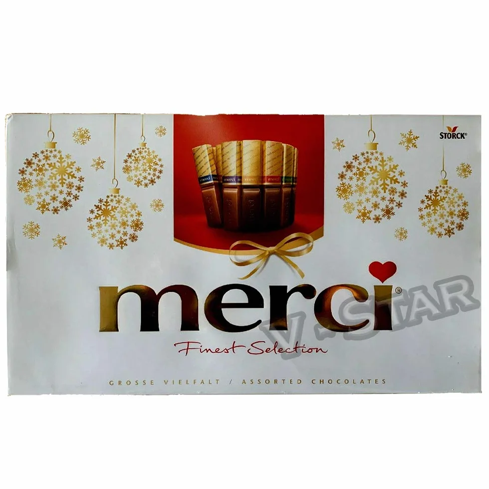 STORCK MERCI Boîte de Chocolats 400 g Assortie Sélection Finissima Original
