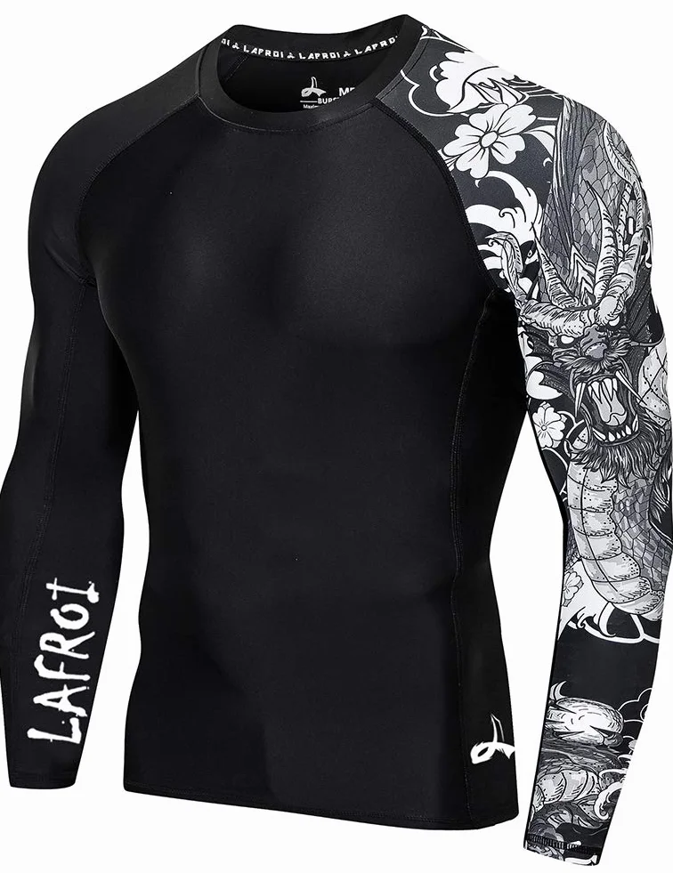 LAFROI Maillot de Corps à Manches Longues Protection UPF 50+ Homme