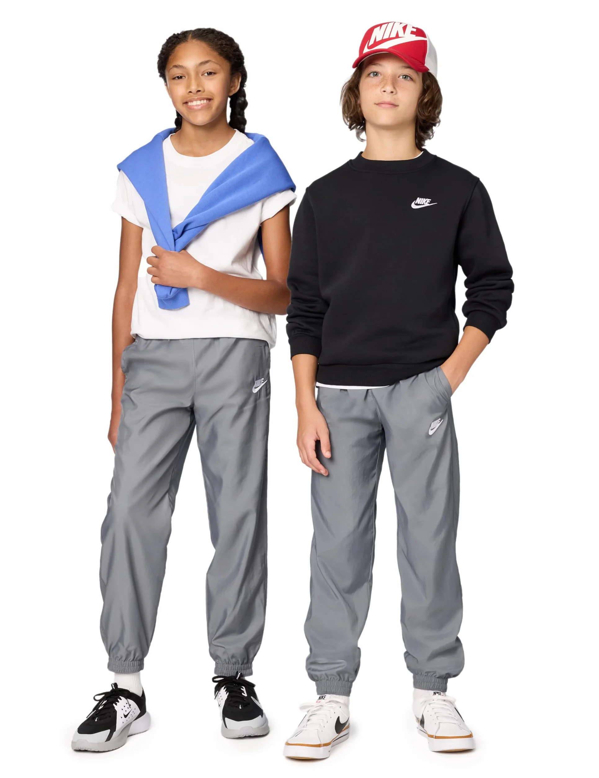 Nike Sportswear Club Web-Jogger Pantalon de Jogging tissé Jeune Athlète Enfant
