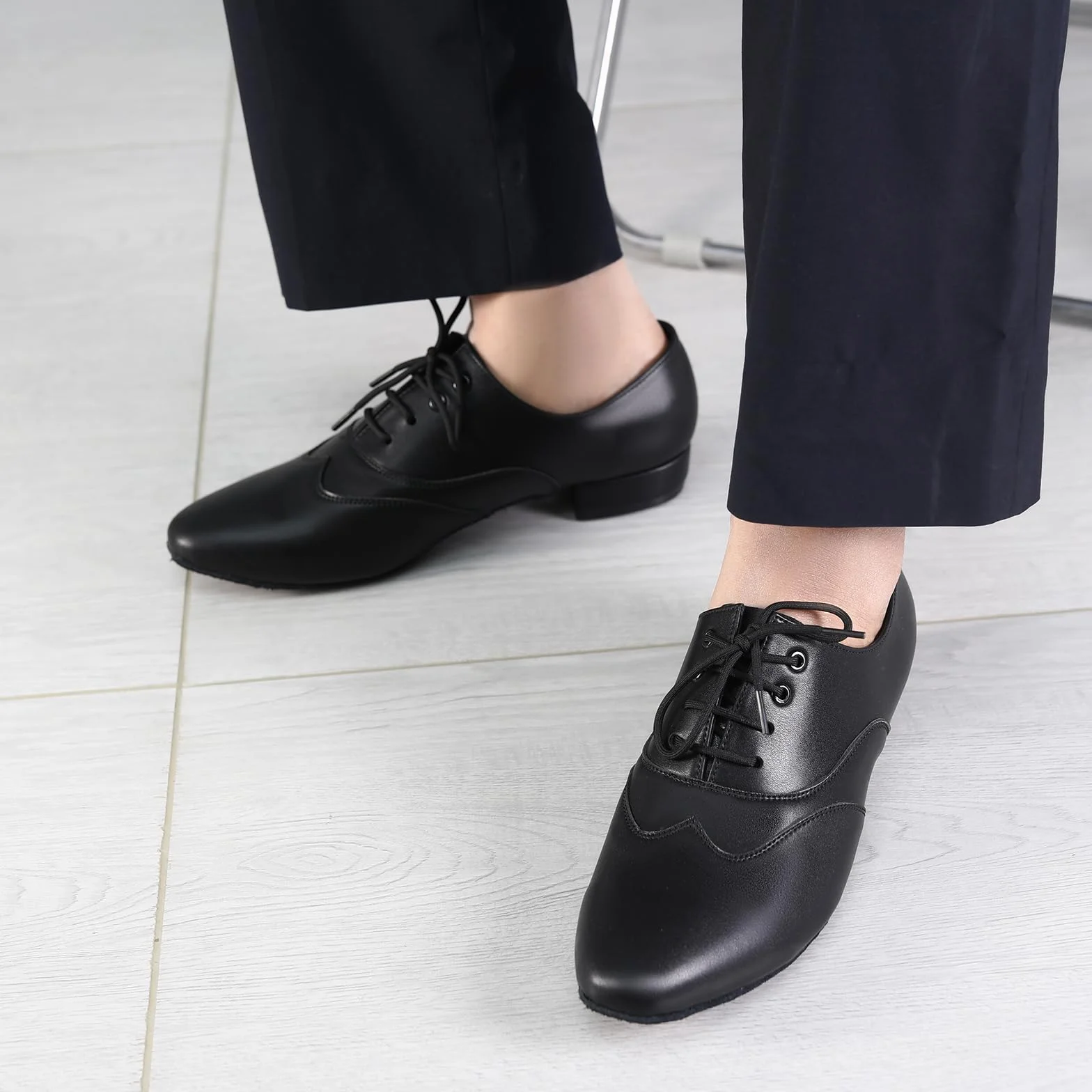 Lacets Chaussures de Danse Latine Homme Salsa de Salon
