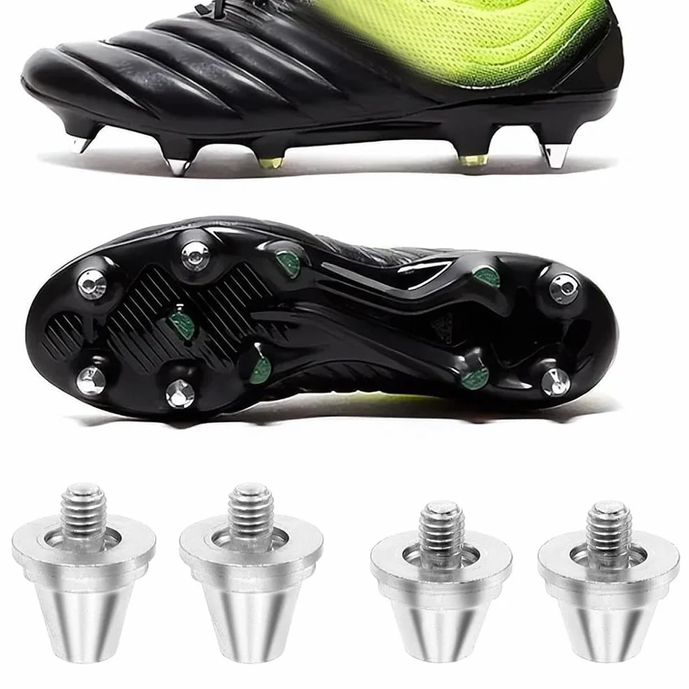 Crampons de Rechange Acier Inoxydable 11/13 mm pour Chaussures de Football avec Outil