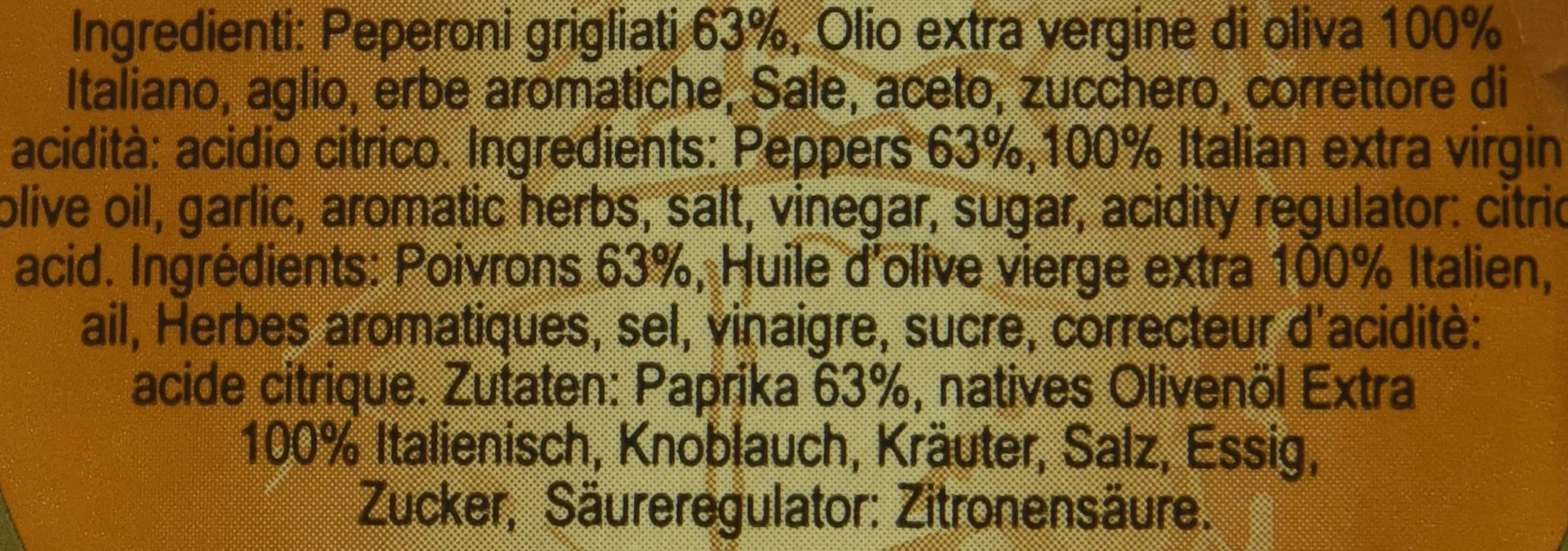 CASA BRUNA Poivrons à l'Huile Olive 280 g