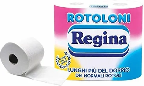 10 Paquets de 4 Rotoloni Regina Papier Papier Hygiénique 2 Voiles