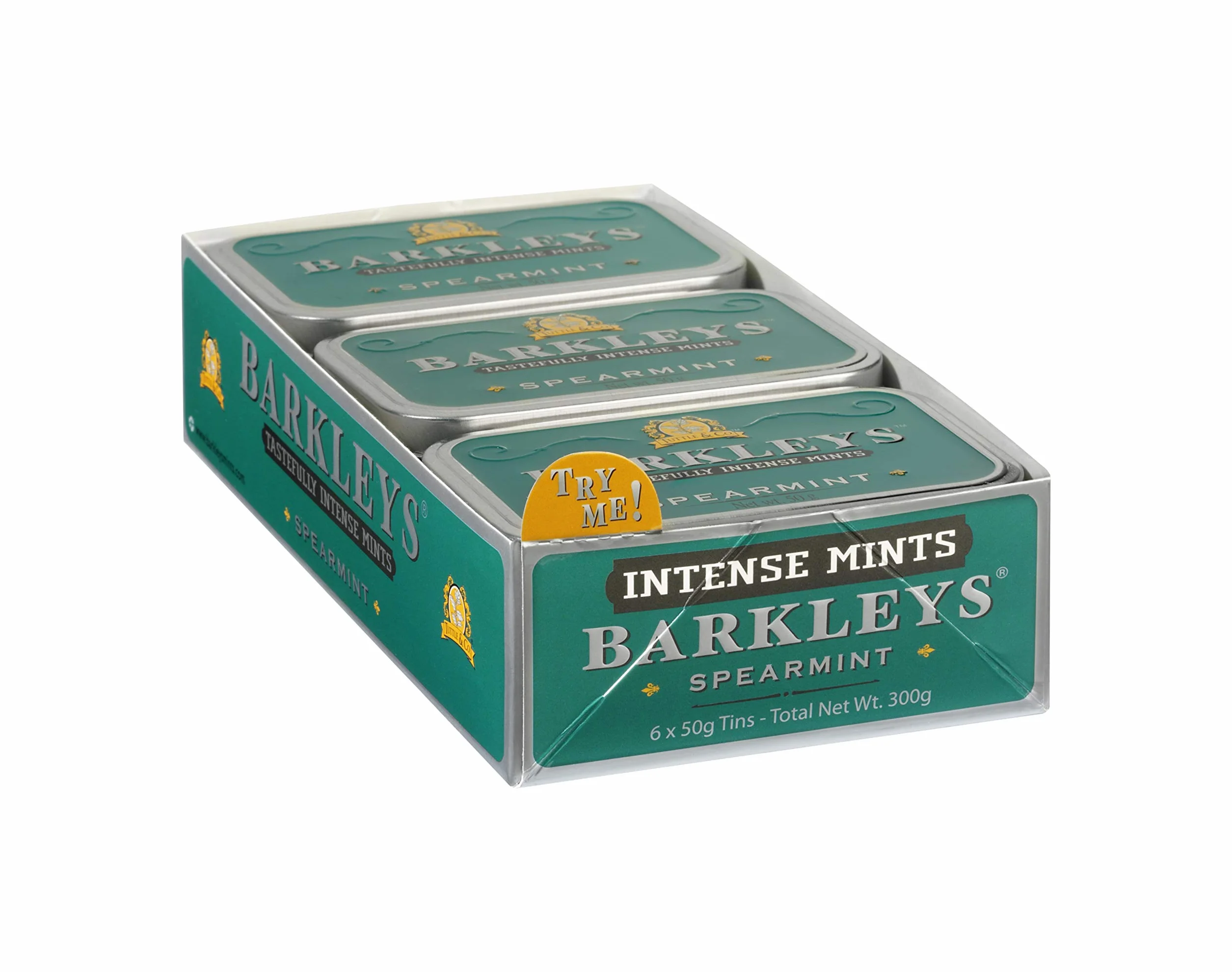 Barkleys Classic Mints Spearmint 6-Pack 6 x 50g