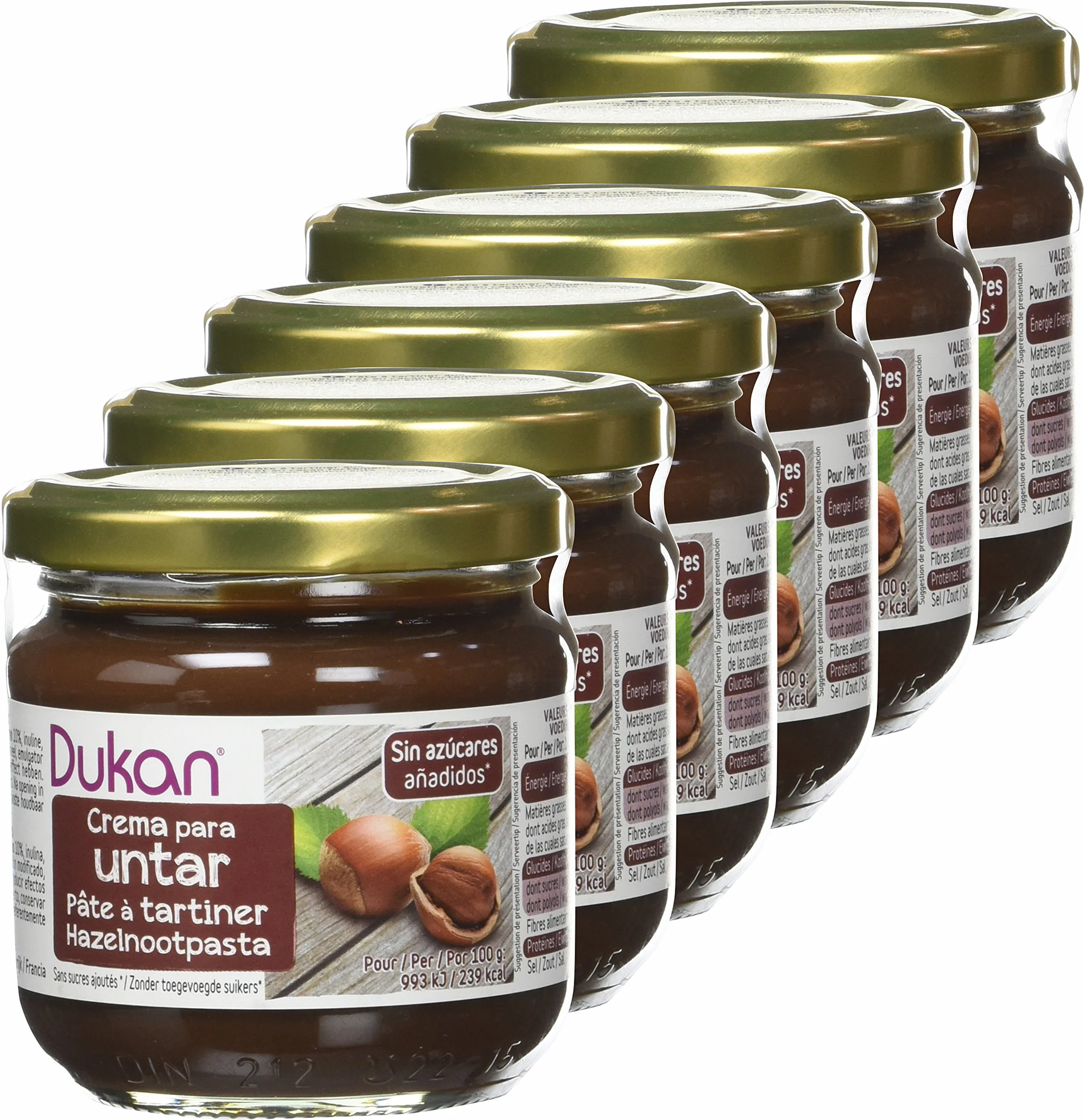 Dukan Pâte à Tartiner 220 g - Lot de 6