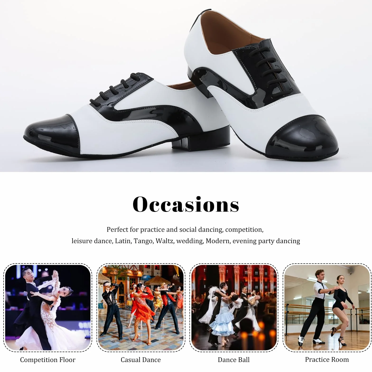 Chaussures de Danse Latine Homme Professionnelle Salsa Tango