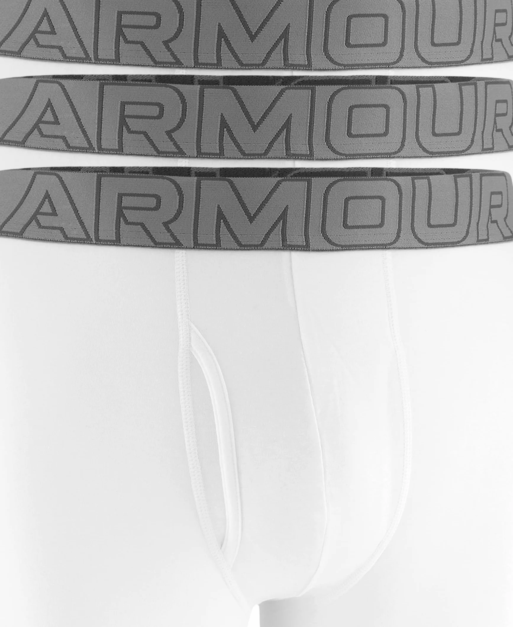 Under Armour Charged Cotton 6in Boxer Homme 3 Pack Black XL
