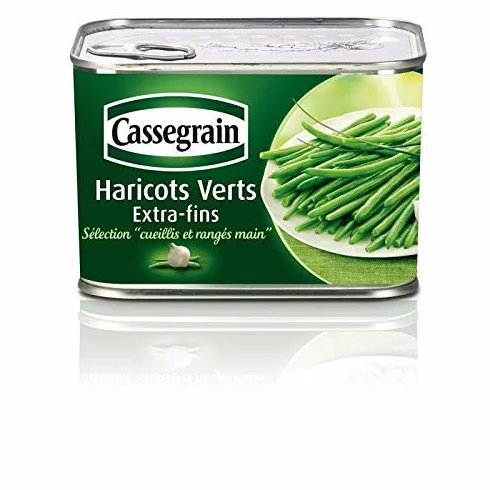 CASSEGRAIN - Haricots Verts Extra Fins Cuilles Et Rangés Main 390G - Lot De 2 - meilleure offre