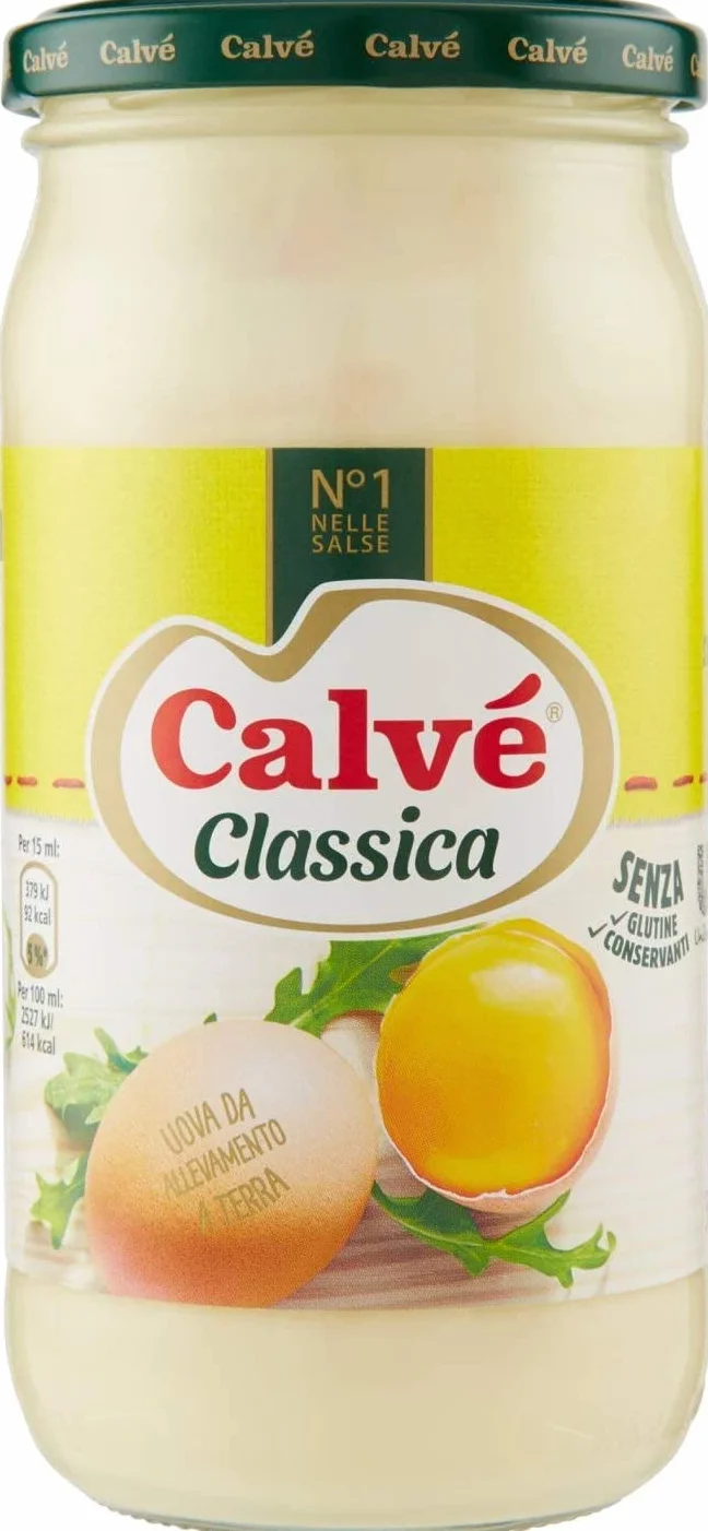 Calve Calvè Lot de 6 pots de sauce classique mayo classique 500 ml