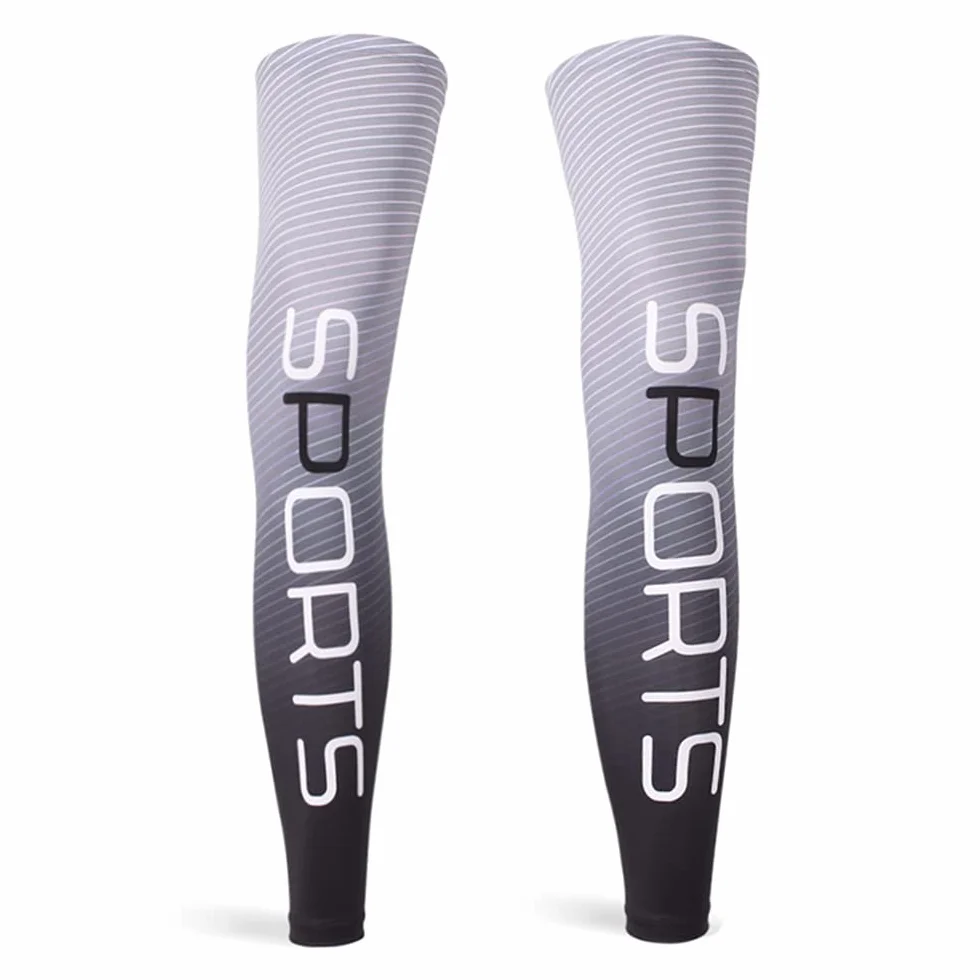 Jambes de vélo unisexes Compression Protection solaire UV Manches été sport
