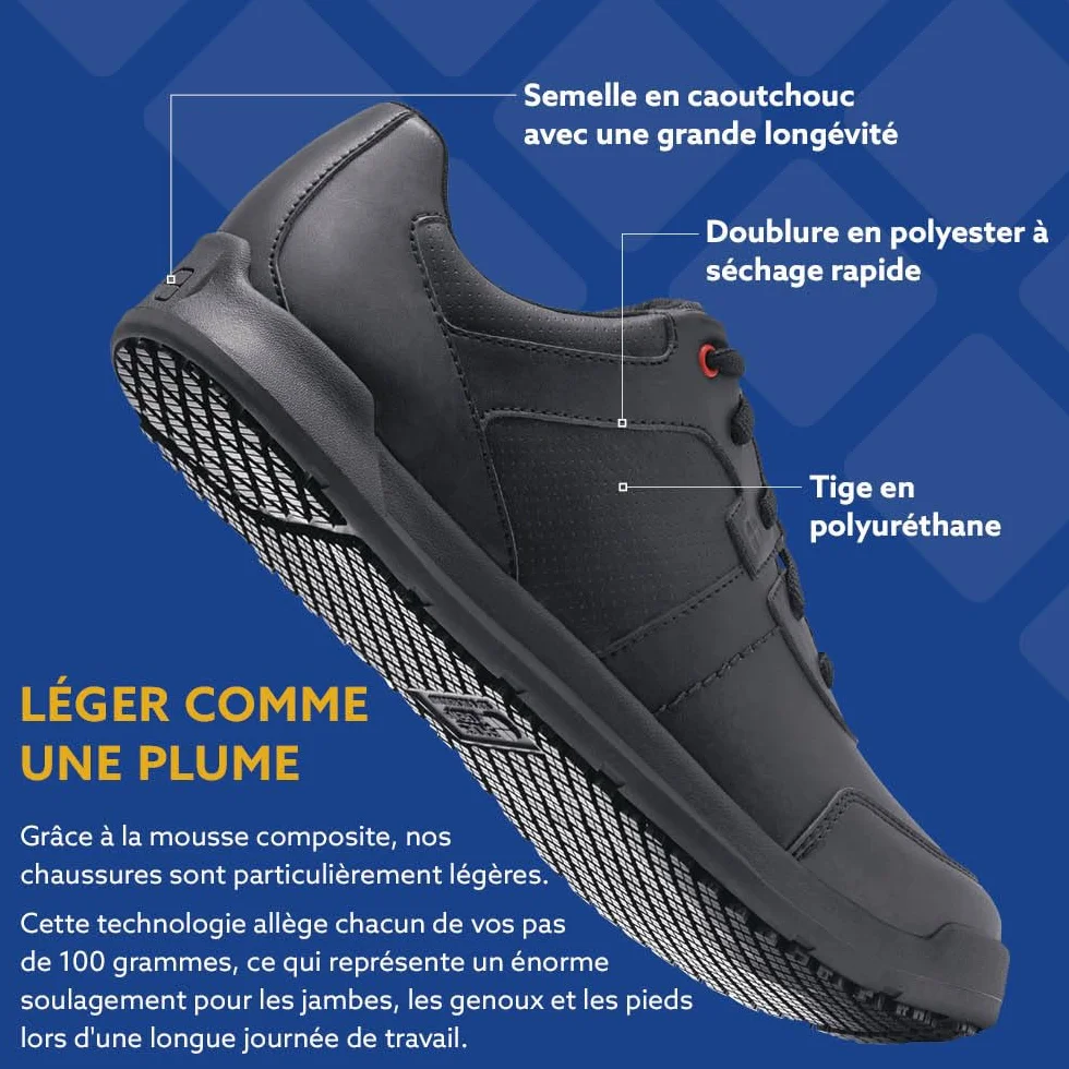 Shoes for Crews Liberty Chaussures de Travail antidérapantes imperméables pour Femmes