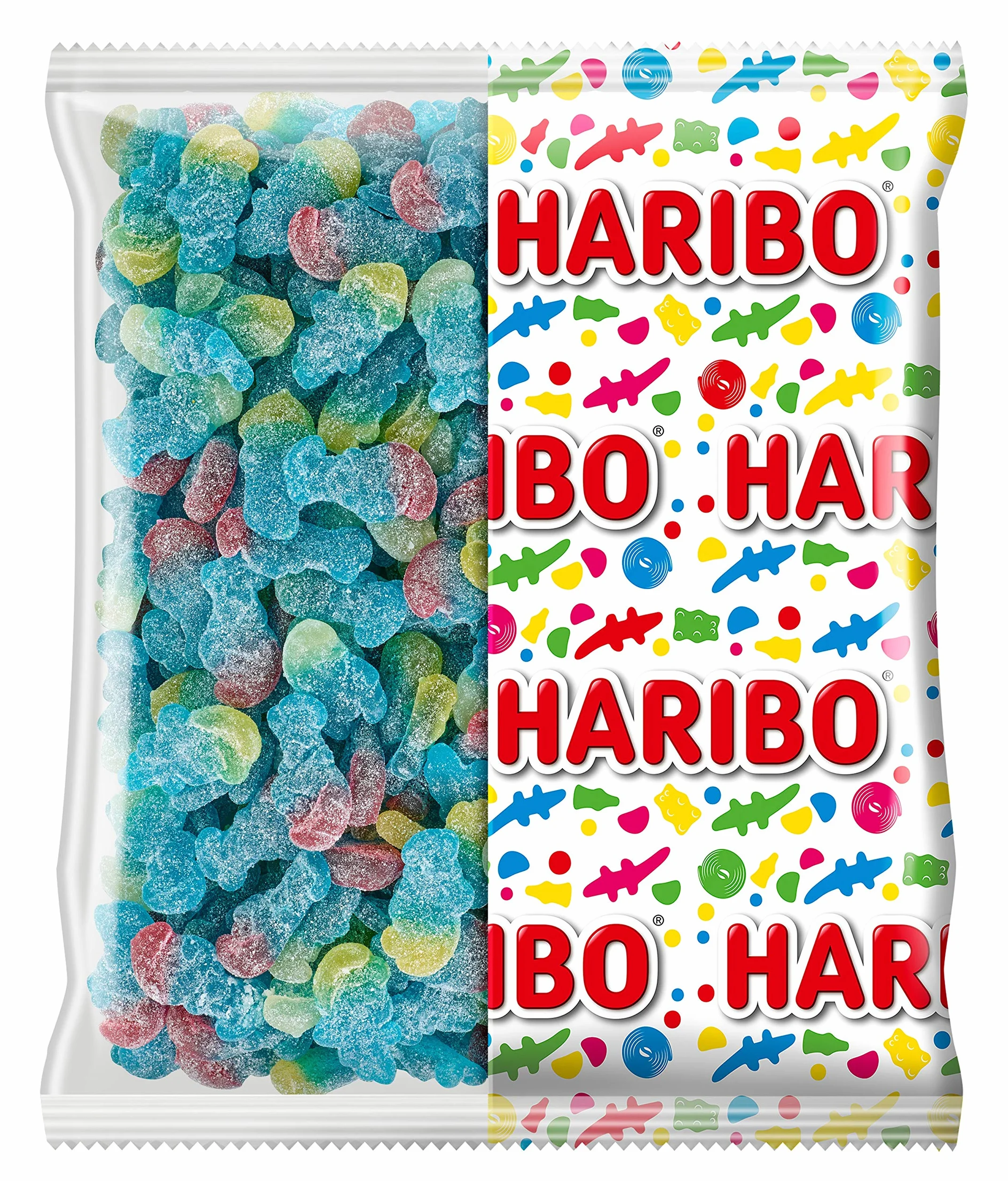 HARIBO, Les Schtroumpfs Pik Bonbons Gélifiés et acidulés Sachet Vrac 2 kg