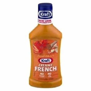 Kraft, Creamy French Dressing, 16oz Bottle (Pack of 3)