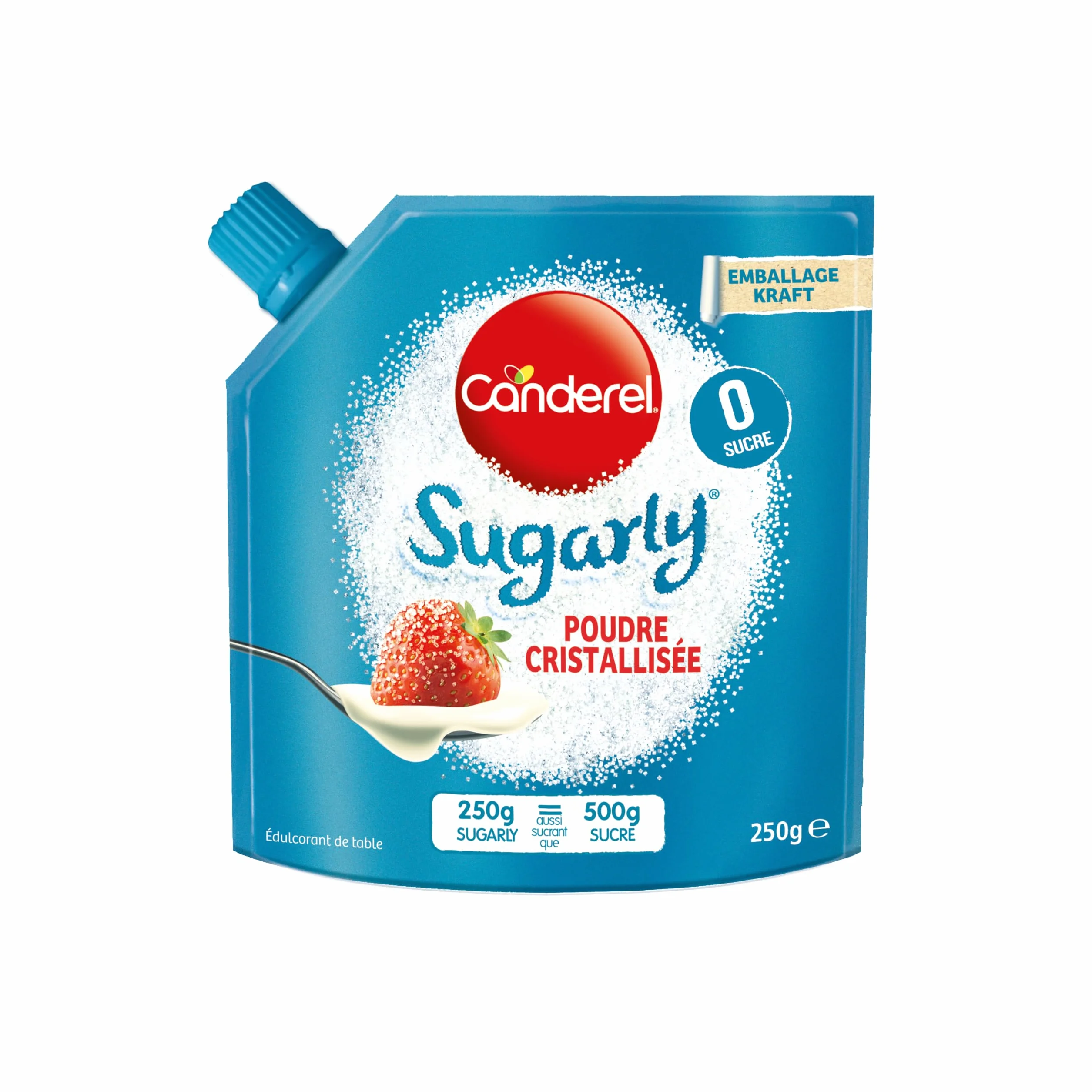 Canderel Sugarly - Poudre Cristallisée - Zéro Sucre - Édulcorant | 250g