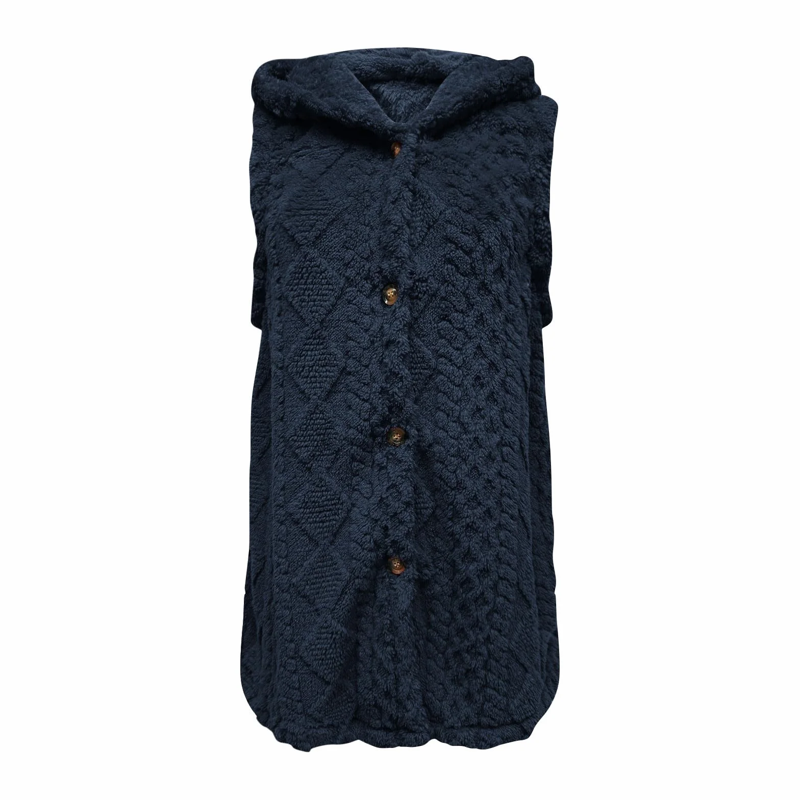 Gilet en Molleton Polaire Femme sans Manches Chaud Hiver