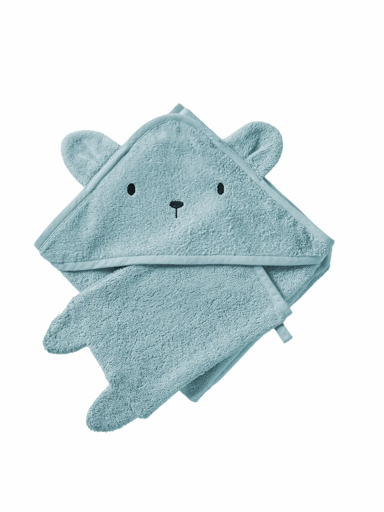 VERTBAUDET Cape de bain coton bio avec gant