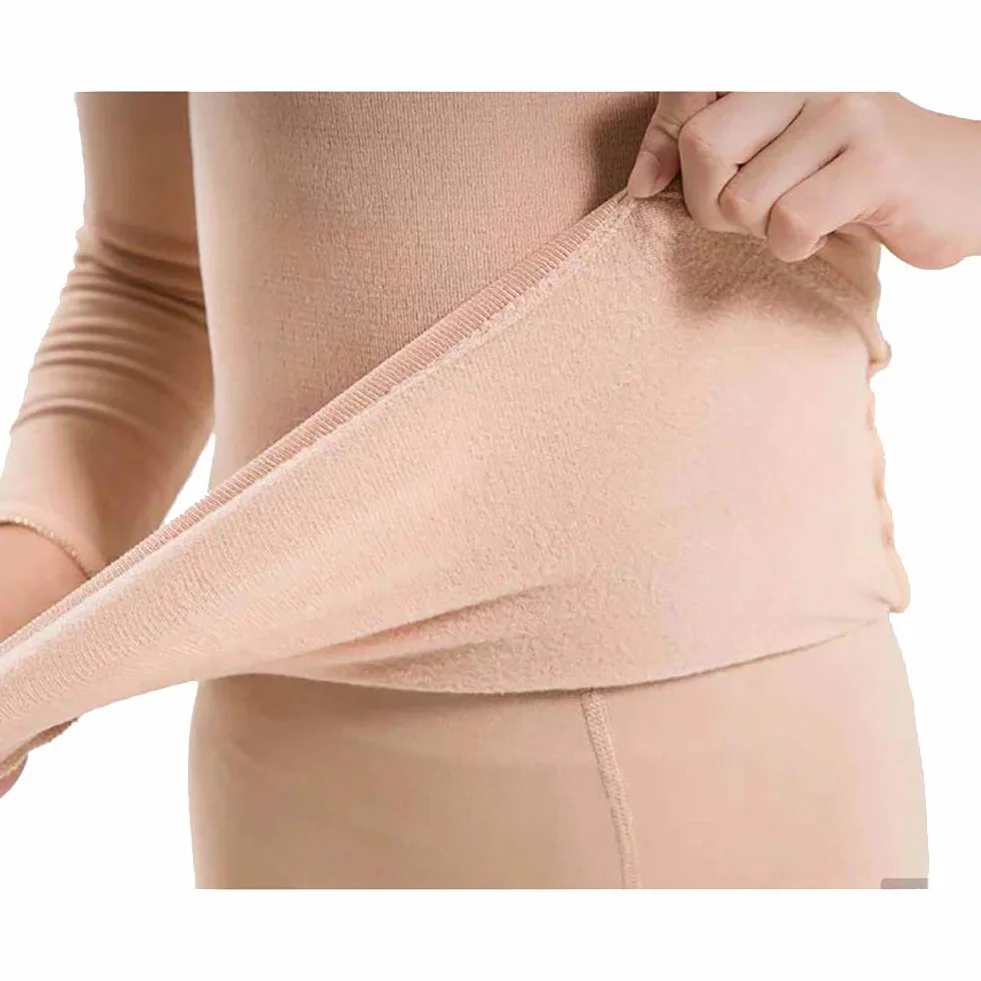 Filles' Ultra Doux Couvre-Pied Collants Patinage Artistique sur Glace Sous-vêtements Thermiques Ensembles de Caleçons Longs Haut et Bas