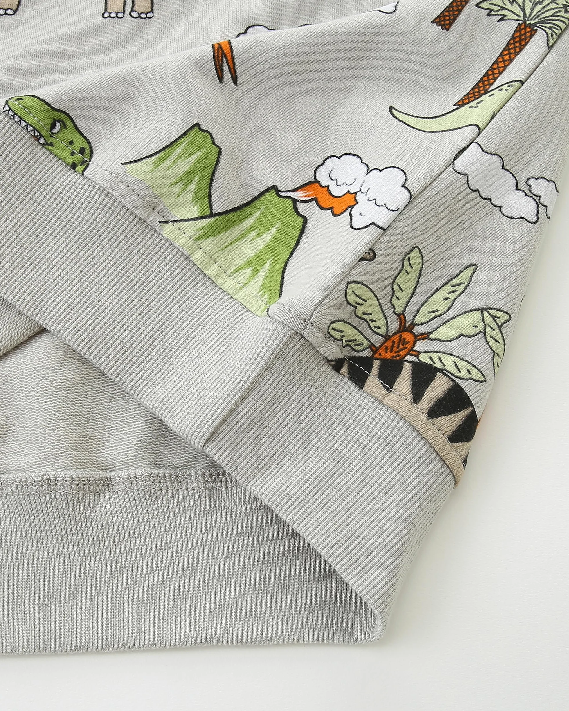Sweatshirt Garçon Coton 100% Motifs Noël Dinosaure Excavateur Col Rond Manches Longues Taille 1-7 Ans
