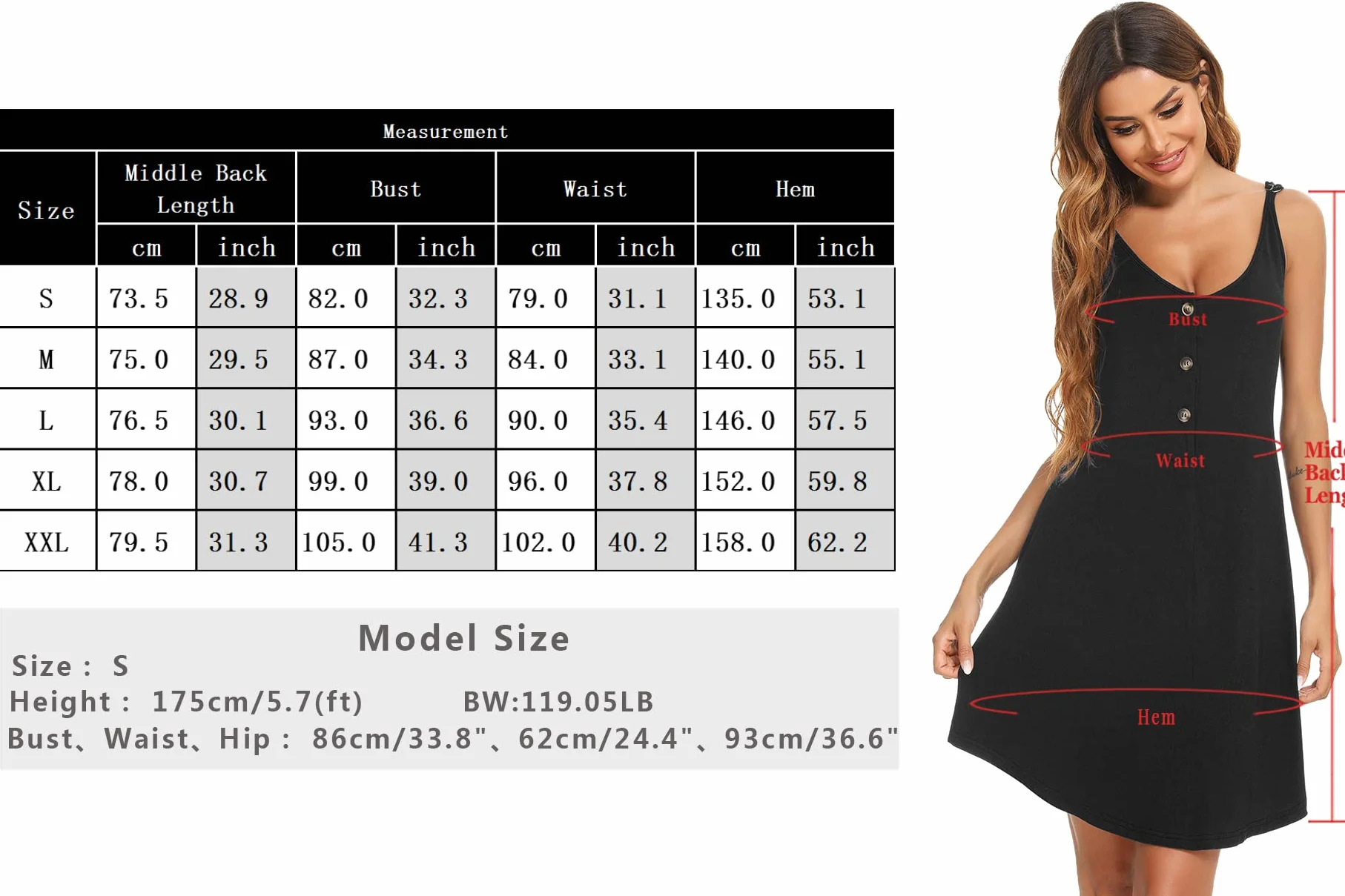 Aseniza Chemises de Nuit Maternité Coton Robe Allaitement Manches Courtes Nuisette Grossesse Été Casual, 48