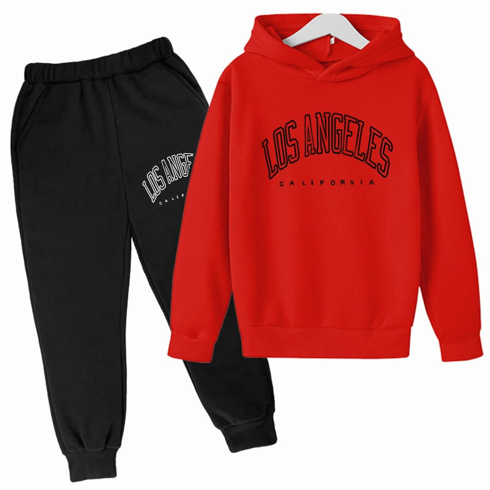 Ensemble Survêtements Enfants Unisexe Sweat Pantalon Jogging Fitness Course Maillots Football 3-14 Ans