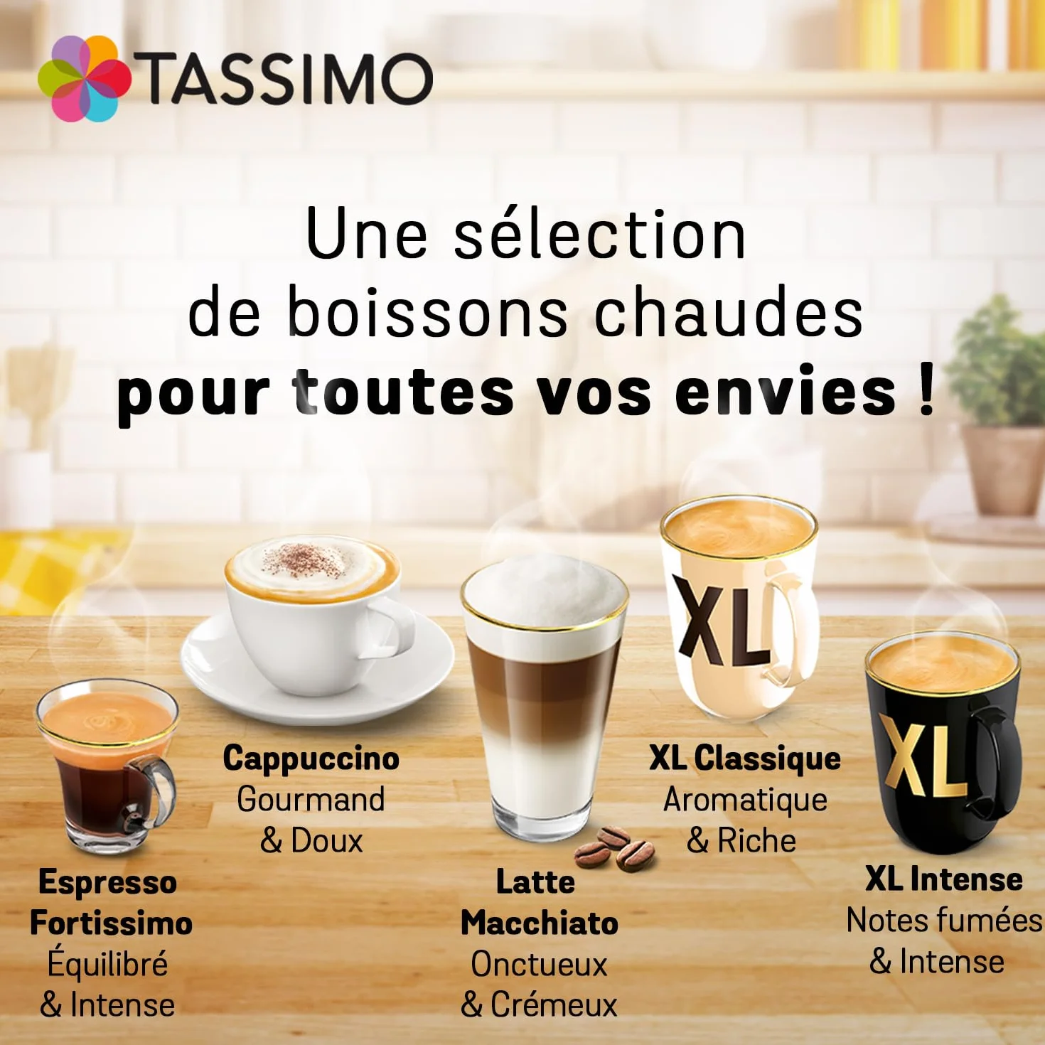 Tassimo, 120 Dosettes Café Espresso Grand'Mère, Compatibles avec les machines TASSIMO, 5 packs de 24 dosettes