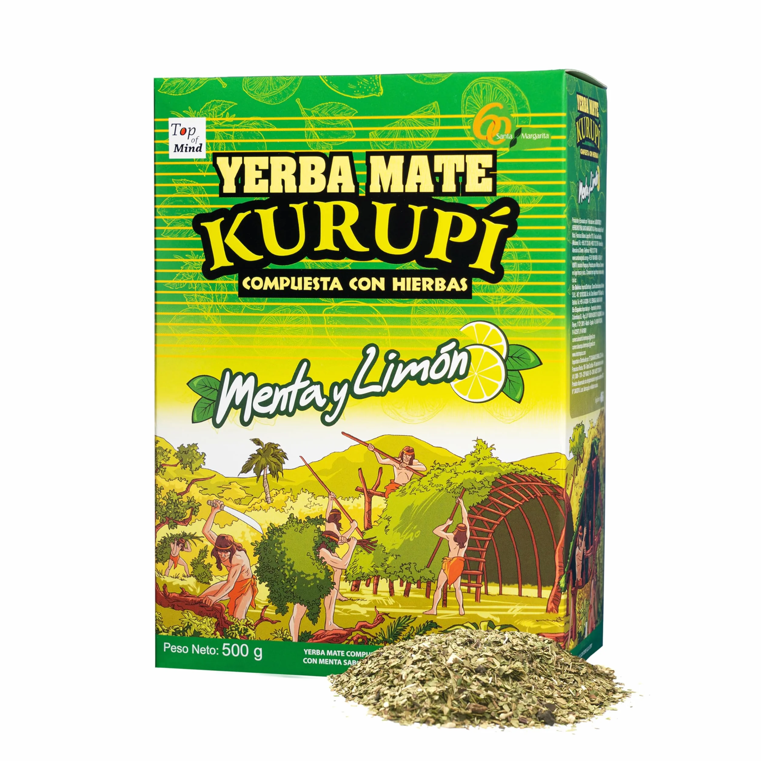 Kurupi Yerba Mat Menthe et citron 500 g