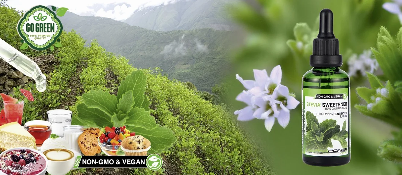 ALPHAPOWER FOOD Stévia Gouttes de pistache - arôme alimentaire naturel I Édulcorant Liquide - très concentré 1 x 50 ml. flavour Stevia drops, Flavdrops