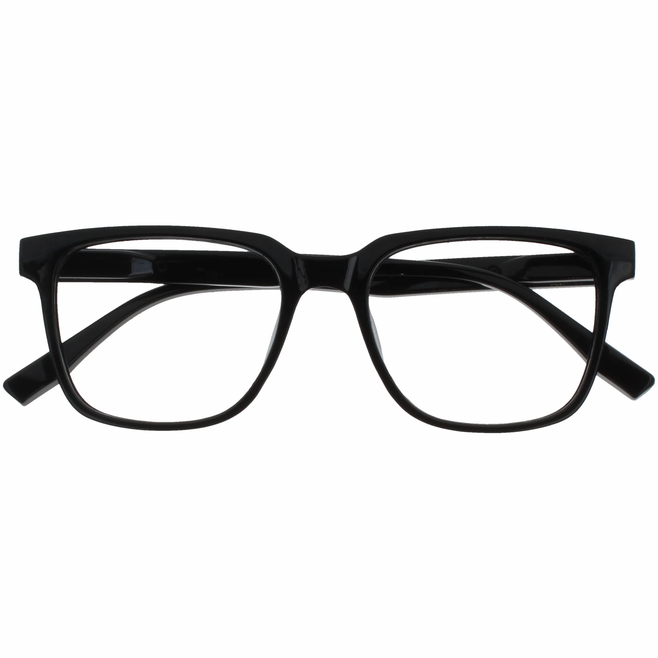 OPULIZE LEO Lunettes de Lecture Monture Rectangulaire Large Noir +1.50