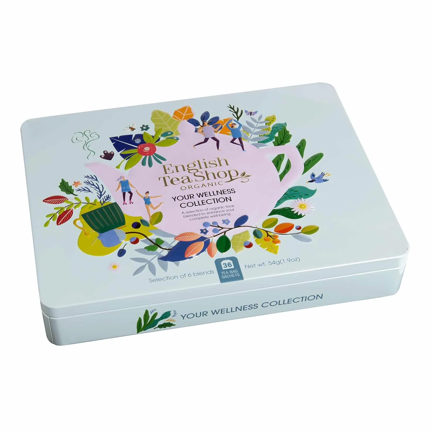 English Tea Shop - Coffret infusions bien-être bio - 36 sachets d'infusions parmi nos 6 mélanges bien-être - Coffret tisane idée cadeau