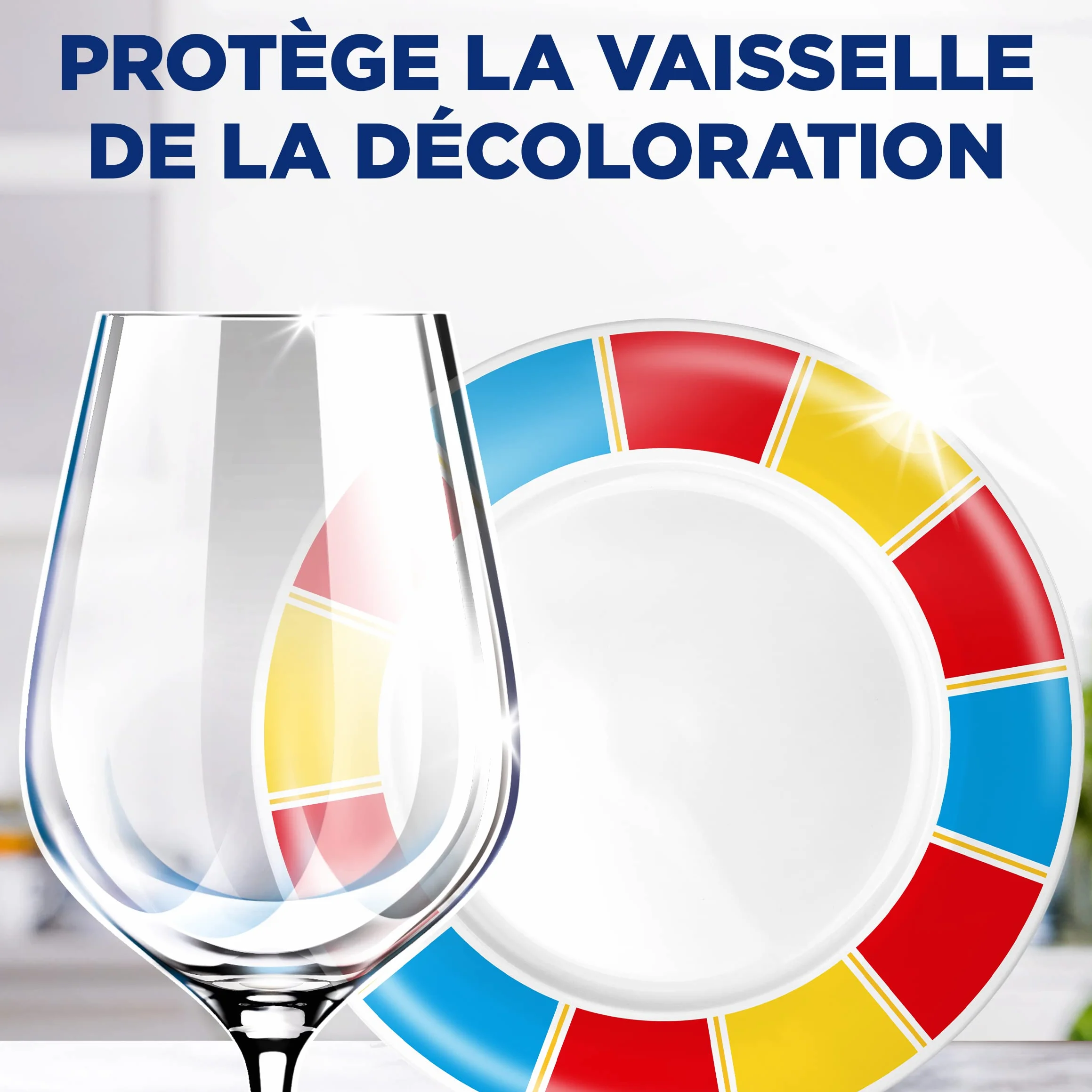 Finish Protector - Protection Des Verres Et De La Vaisselle - Produit Lave Vaisselle - Complement Pastille Lave Vaisselle - Lot de 4