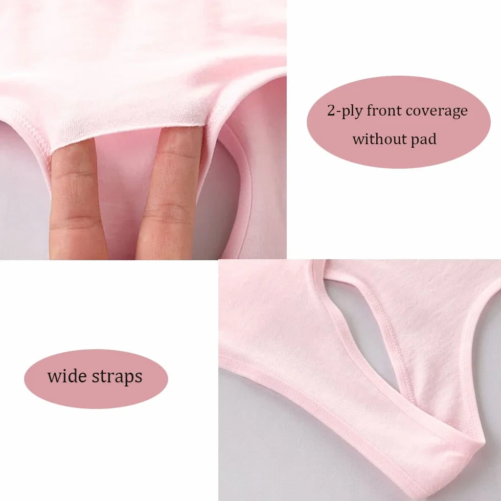 FedMois Brassières Soutiens-Gorge de Sport Fille Coton Lot de 4