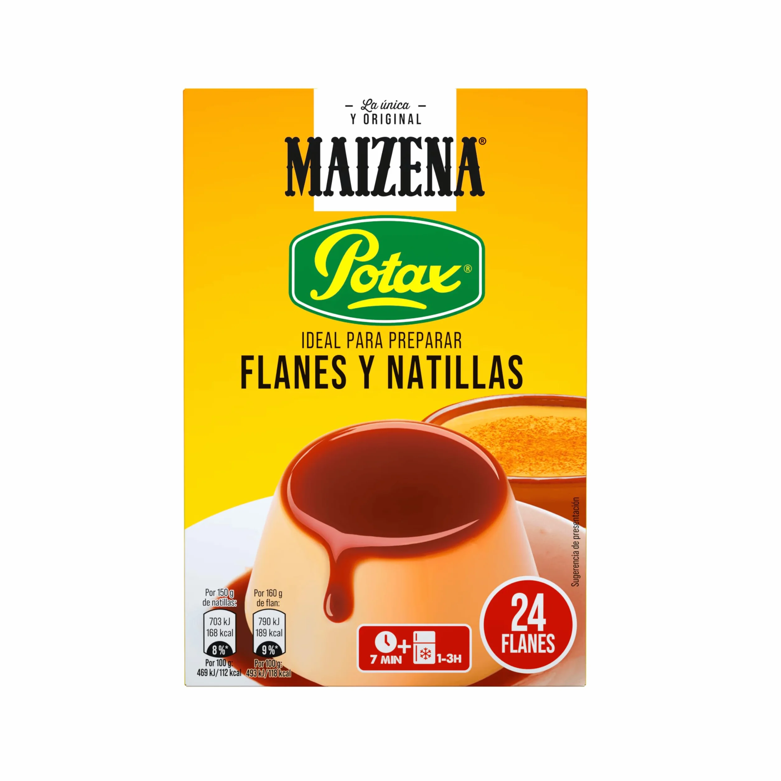 Flan Vanille Potax – Pack de 3, 6 unités x 32 g, Dessert Facile à Préparer